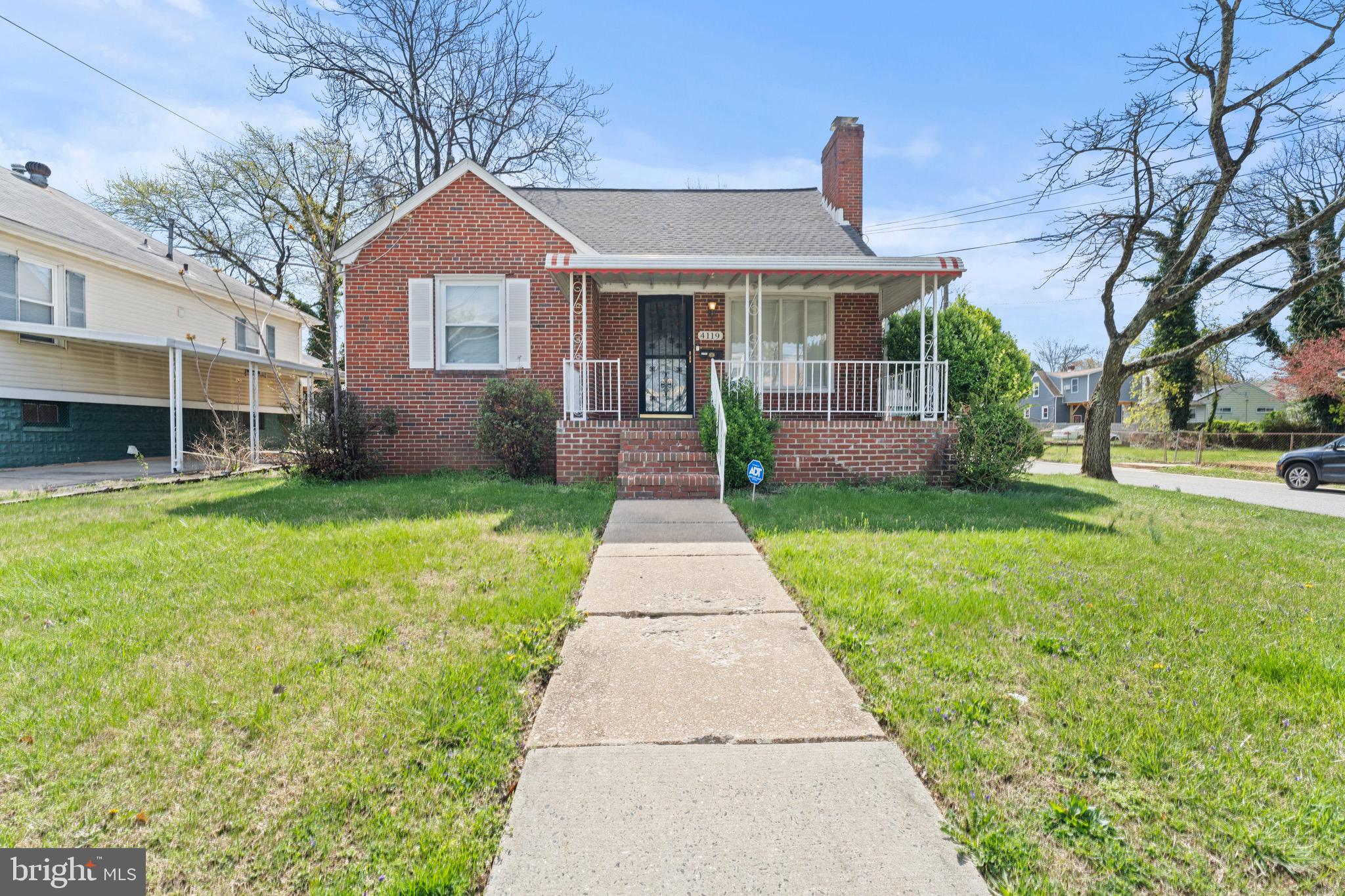 Welcome to 4119 Fords Lane! This home has 4 bedrooms, with a 5th option as a Den; 2 full and 1 half bathrooms.  This thoughtfully renovated home features gleaming hardwood floors, large windows that flood the space with natural light, a complete updated kitchen with new appliances, new carpet throughout the home, updated bathrooms, and the entire home has been freshly painted! The kitchen has been tastefully modernized with sleek quartz countertops, and custom cabinetry with the soft close feature.  Kitchen updated in August 2023, 1st floor bathroom updated March 2023, HVAC updated 2022, 2nd floor bathroom updated June 2023, Basement Bathroom updated March 2025, Water heater updated 2020, Roof updated January 2023.  You don't want to miss the opportunity with this home!