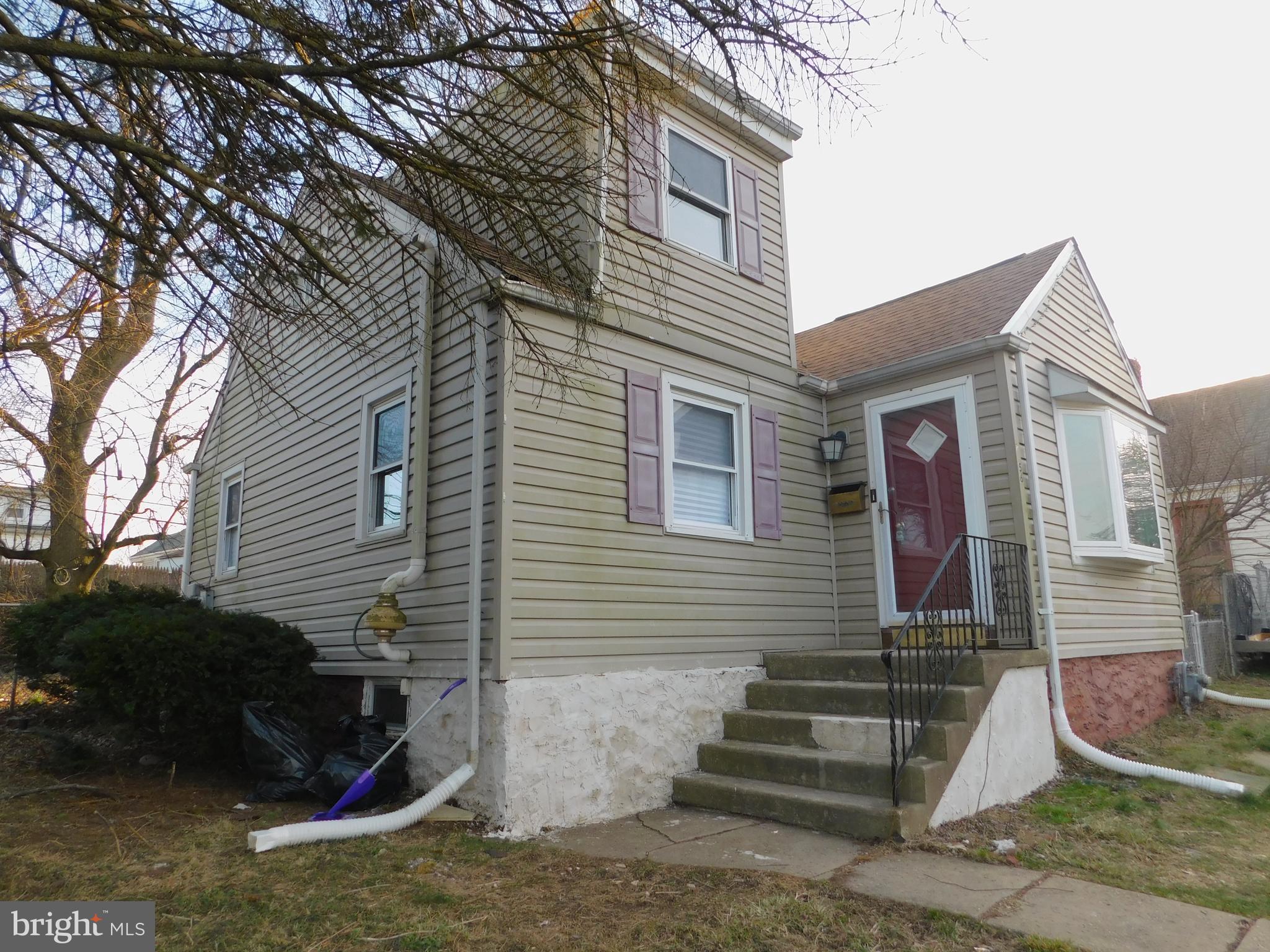 Attention all cash and hard money buyers! Great handyperson's special being sold "as is" "where is" with no warranties expressed or implied. 4 Bedroom, 2 Bath Cape with great backyard. Perfect for the buyer who is looking for a fixer-up project or for the investor seeking a fix and flip or looking to add to his rental portfolio! Proof of funds is required with all offers. All offers  must include the signed Seller's Disclosure. Highest and best will be due no later than Monday, February 12 at 5:00 PM. Seller will not accept Escalation Clauses. All potential buyers must be accompanied by an agent. Owner is licensed PA Realtor. This property is not a foreclosure- Zillow is incorrect!