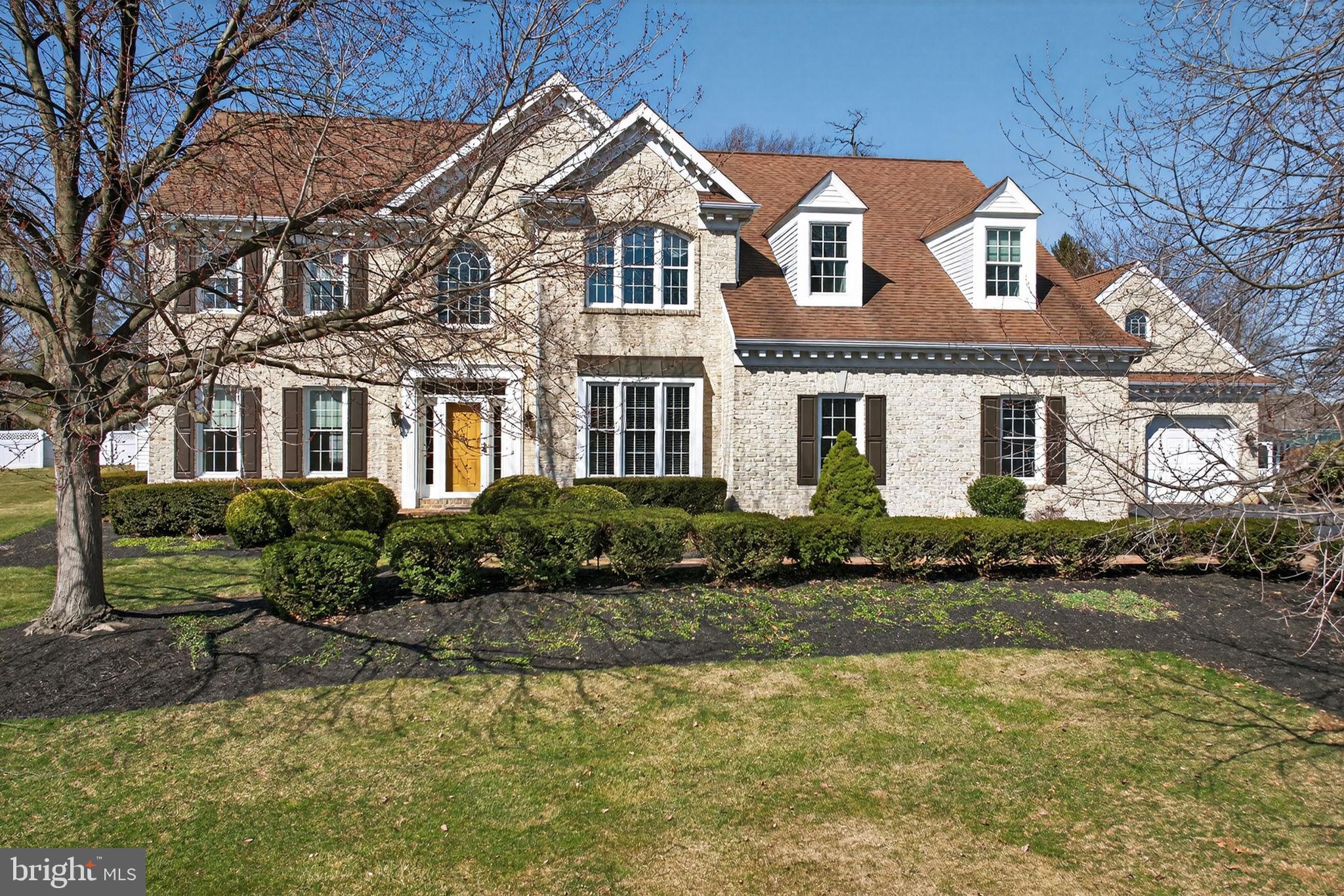 Nestled within the prestigious Oak Lane subdivision, this exquisite traditional residence embodies the pinnacle of luxury living. Spanning an impressive 3,700 square feet, this meticulously maintained home offers a harmonious blend of elegance and comfort, perfect for those who appreciate an exclusive lifestyle. As you step inside, you are greeted by a grand foyer adorned with a stunning curved staircase and chandelier, setting the tone for the sophisticated design that flows throughout. The interior boasts rich hardwood flooring, complemented by plush carpeting and stylish ceramic tile, creating a welcoming and inviting atmosphere. Crown moldings and wainscoting add a touch of refinement, while recessed lighting and skylights illuminate the space, enhancing its airy feel. The heart of the home is the well-equipped kitchen, featuring a spacious island. It is bright and open with large breakfast room and seamlessly connects to the family room and pool area, making it ideal for entertaining. The dining area, with its combination of dining and living space, provides a perfect setting for intimate gatherings or dinner parties. Retreat to the luxurious primary suite, complete with a sitting area, over-sized walk-in closet and an opulent en-suite bathroom featuring a jetted tub and a separate stall shower. Step outside to discover a beautifully landscaped 0.52-acre lot, featuring extensive hardscape, a personal in-ground pool, and a hot tub, all surrounded by pavers and a pergola covered deck for relaxing. The adjoining parcel adds .81 acres with the lighted tennis/sport court and gazebo. The outdoor space is perfect for summer barbecues or tranquil evenings under the stars. Multiple patios and deck areas provide ample space for relaxation and entertainment, while the additional utility building offers practical storage solutions for pool supplies. This home also boasts a full basement, with a recreation room, home gym, and large utility area with outside entrance to the garage, providing endless possibilities for customization. With a total of five garage spaces this property ensures convenience and ample room for vehicles and toys alike. There is also a Guest Suite offering a 5th bedroom and 3rd full bath with additional 624 square feet which can also be used as a the pool house or a 5th bedroom and 3rd full bath. Located in a serene suburban setting, this residence offers a peaceful retreat while remaining conveniently close to local amenities and attractions. Experience the ultimate in luxury living, where every detail has been thoughtfully curated to provide an unparalleled lifestyle. This is more than just a home; it's a statement of elegance and sophistication.

Also being offered without