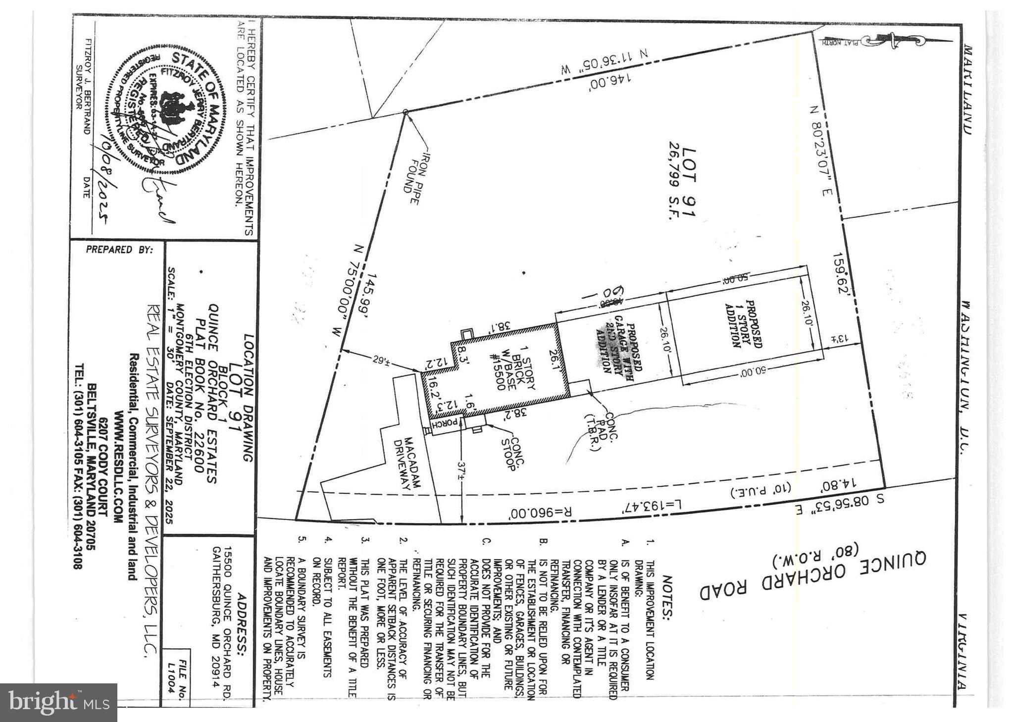 QUINCE ORCHARD ESTATES - Residential