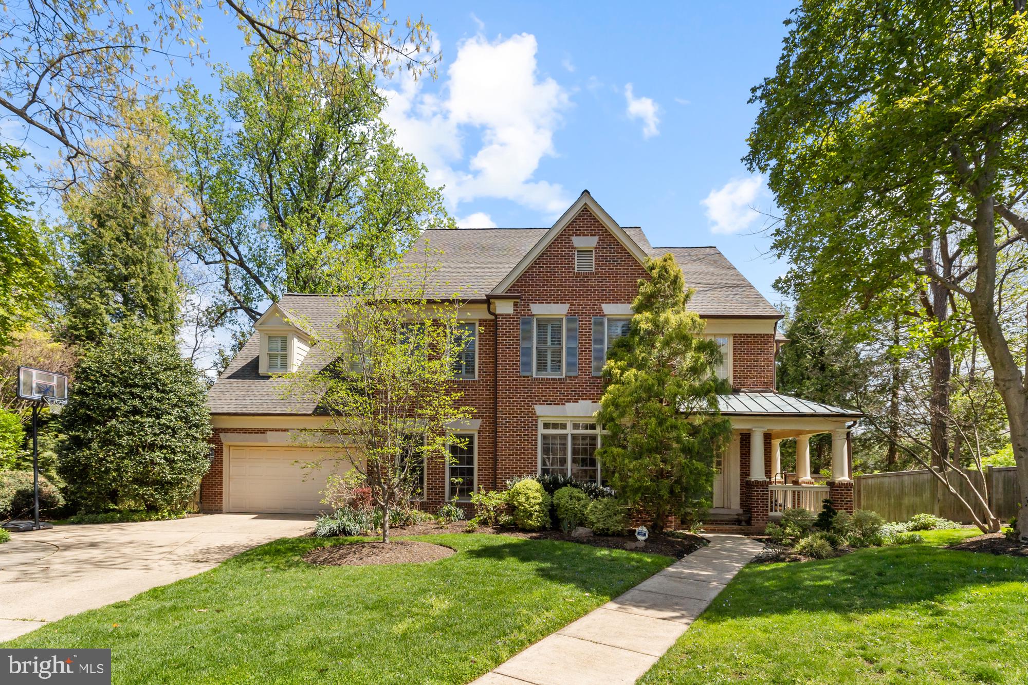 Welcome to 2728 McKinley Street NW, a spectacular, 1999-built, 5BR, 4.5B colonial that boasts an estate-sized 19,000+ square foot lot on a quiet cul-de-sac, surrounded by lush trees, and an attached two-car garage.  This beautiful residence has all the features you desire. The open layout, with its high ceilings and architectural details, has a dramatic 2-story foyer flooded with light.  A gracious living room, with fireplace, and a large dining room offer the perfect space for entertaining.  The chef’s kitchen, renovated in 2019, is thoughtfully designed boasting white custom cabinets, quartz countertops, high end SS appliances (Viking, JennAir, SubZero), two ovens, and an island providing ample workspace and eating area.  The kitchen also has room for a dining table that overlooks the deck and impeccably landscaped yard, and includes a workspace.  All this flows into the spacious family room with fireplace and large glass doors for an easy entrance into the spectacular screened-in porch overlooking the amazing yard.  Enjoy working in the private office with built-in cabinetry and large windows, overlooking the picturesque cul-de-sac.  A powder room and laundry room finish this first level.  Walk up the stunning staircase to the second level which offers four spacious bedrooms with multiple ensuites and plenty of customized closet space.  The beautiful primary bedroom suite offers a serene retreat with its adjoining sitting room (or 6th BR), his and her walk-in closets, and French doors that lead to a private 16X16 feet deck that offers stunning tree top views and overlooks the incredible landscaping in the expansive backyard.  The ensuite marble bathroom provides a steam shower, two vanities and large soaking tub. The finished lower level offers yet another large bedroom, full bath, storage room, and a large 2nd family room and recreational area.  The home is situated within walking distance to all of Chevy Chase DC:  Lafayette, Broad Branch Market,  St. John HS, and Rock Creek Park, with an easy commute to downtown.   The lot is comprised of two parcels equaling   19, 002 sq ft , totaling  .44 acres. This dream house is truly a one-of-kind in Chevy Chase, DC.   Apply through Rent Spree link in listing info.   No co-signers or Guarantors.