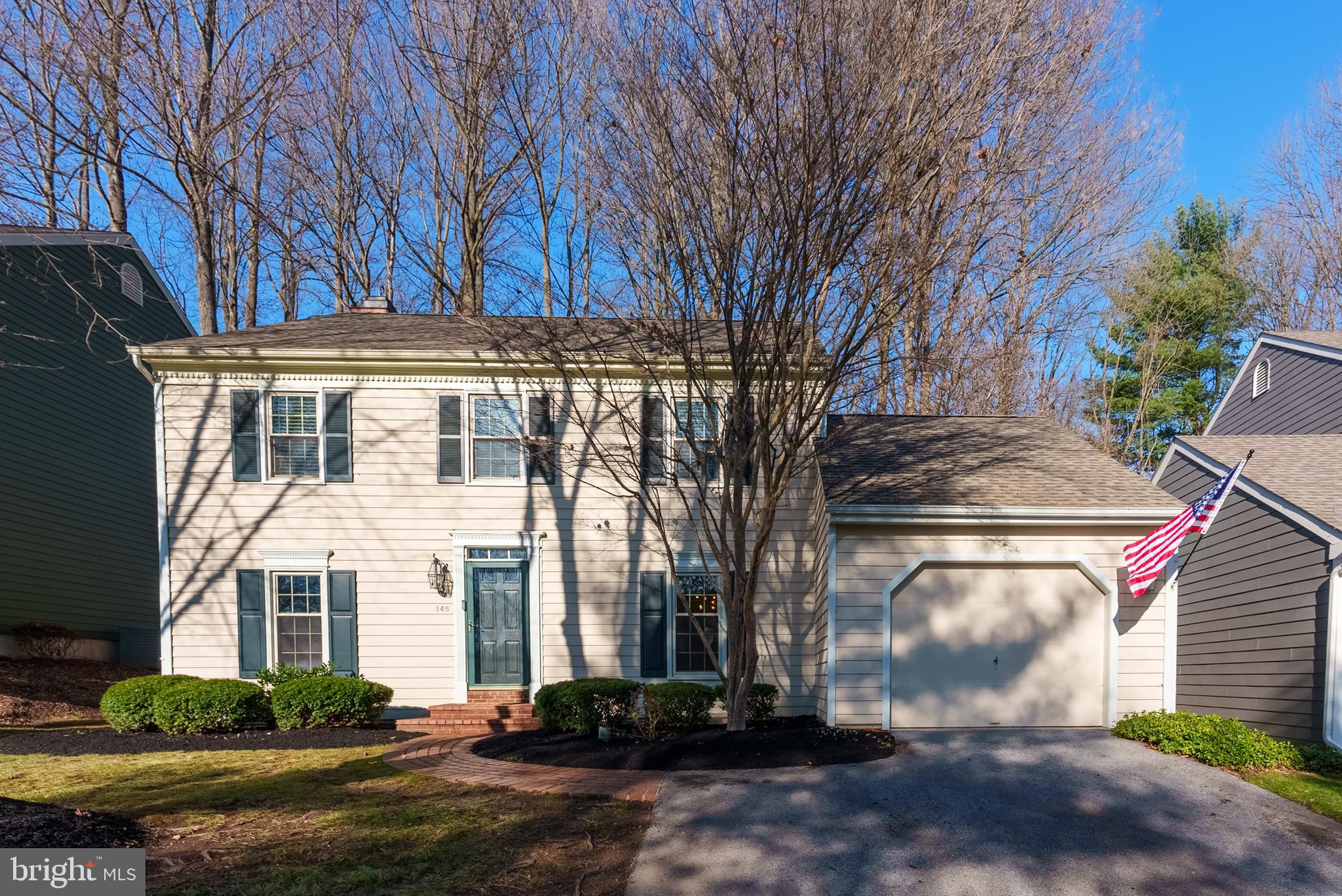 Modern, beautifully maintained home in Deerfield Knoll! Situated in an absolutely charming, wooded neighborhood, 145 Hedgerow Ln offers an inviting fenced backyard and a stylish floorplan with a finished basement. There are so many distinctive touches in this home, from the breakfast room window seat, and the wood-paneled accent walls, to the distinctive trim details, and the built-in bar in the basement. There is a step-down dedicated home office, 1st floor powder room, formal dining room, and a spacious living room with a wood burning fireplace. The kitchen and breakfast room are immaculately designed with chic finishes that include subway tile backsplash, contrasting cabinets, and a convenient coffee bar. This space is full of natural light with a French door on one side leading to the patio and a large window with a window seat on the other side. Step out into the yard to enjoy a very private, secluded atmosphere with 2 brick patios and a stunning stone walkway, all with a serene, wooded backdrop. The backyard is completely fenced so Fido will have a safe space to play. 145 Hedgerow Ln also features 3 bedrooms and 2 full bathrooms on the 2nd floor, including a spacious owner’s retreat with a walk-in closet and en suite bathroom. All 3 bedrooms have plush, neutral carpeting and ceiling fans. Plus, this home has a finished basement with a built-in bar and plenty of space to set up a home theater, fitness room, or more, and it offers excellent storage. 145 Hedgerow Ln also has a newer HVAC system, carpeting, and LVP flooring, and the home has already been pre-inspected. All of this in a wonderful location. The Deerfield Knoll community is as picturesque as can be, featuring heritage colors, wooded homesites, and a community pond and gazebo. Enjoy the serene “tucked away” feel – all while living right around the corner from Rte 3 where you’ll still have easy access to the shopping and dining that you love. You can be in Delaware County within minutes, and the Philly airport is a quick drive away. This home deserves a personal visit. Request a tour today!