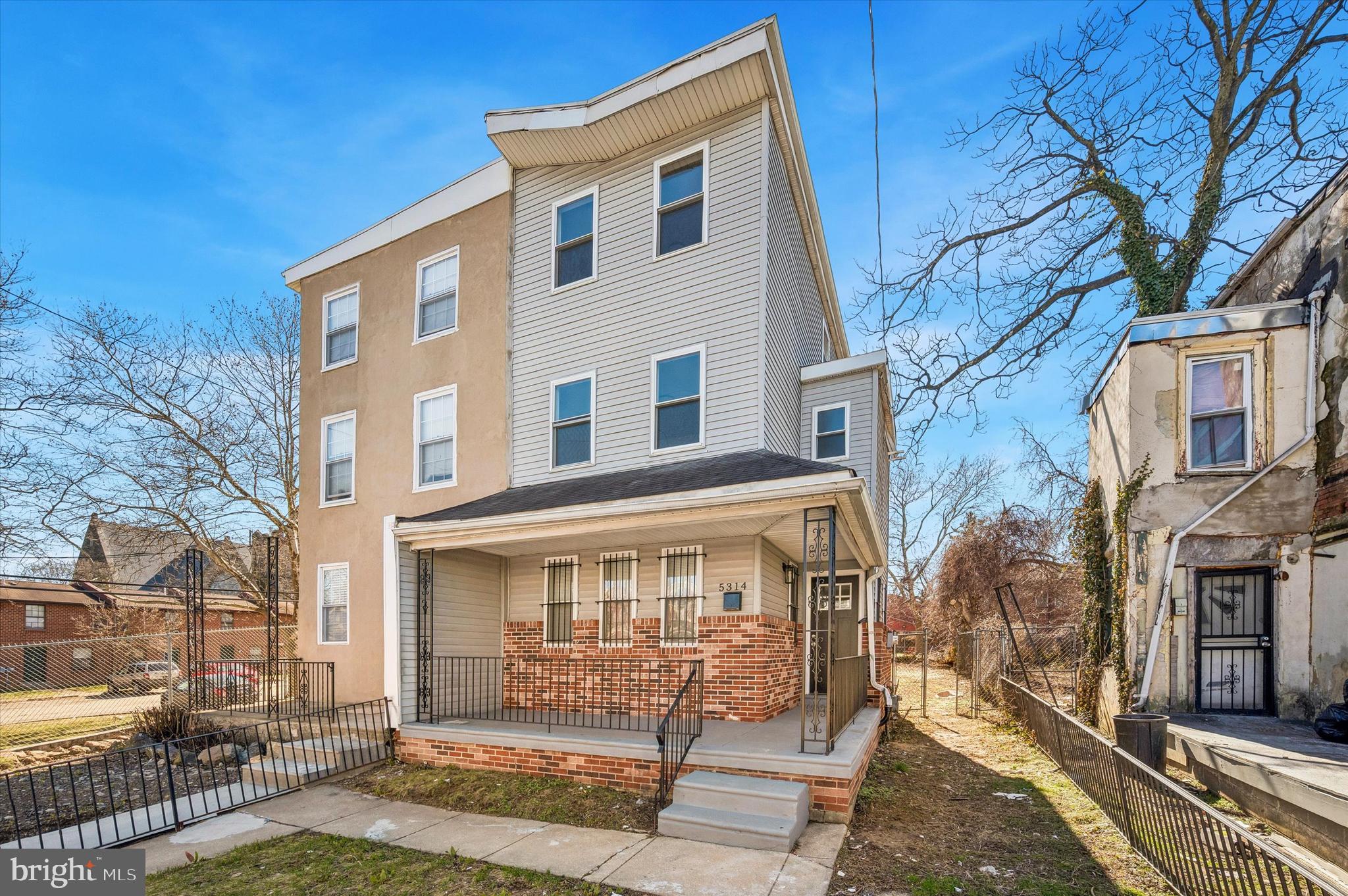 Nestled in West Philadelphia a short ride from center city is 5314 Wyalusing Avenue. Located elevated from the street on a quiet block, this one has been completely remodeled. Upon arrival you will notice the exterior space including a huge rear yard which is far and few between for this area. Enter the front and you are greeted with solid surface luxury vinyl flooring, fresh paint, LED recess lighting and a new front door. The entire kitchen has been replaced with white slow close shaker cabinets, tasteful gold accents, stainless steel appliances and replacement countertops. The first floor also offers a upgraded half bathroom and laundry station. The second floor has two generous sized bedrooms with ample closet space, a fully remodeled bathroom and furnace utility room. The third floor has two more bedrooms and linen closet. This home also comes with vinyl windows, fresh carpet and economic gas heat. Schedule your appointment today!