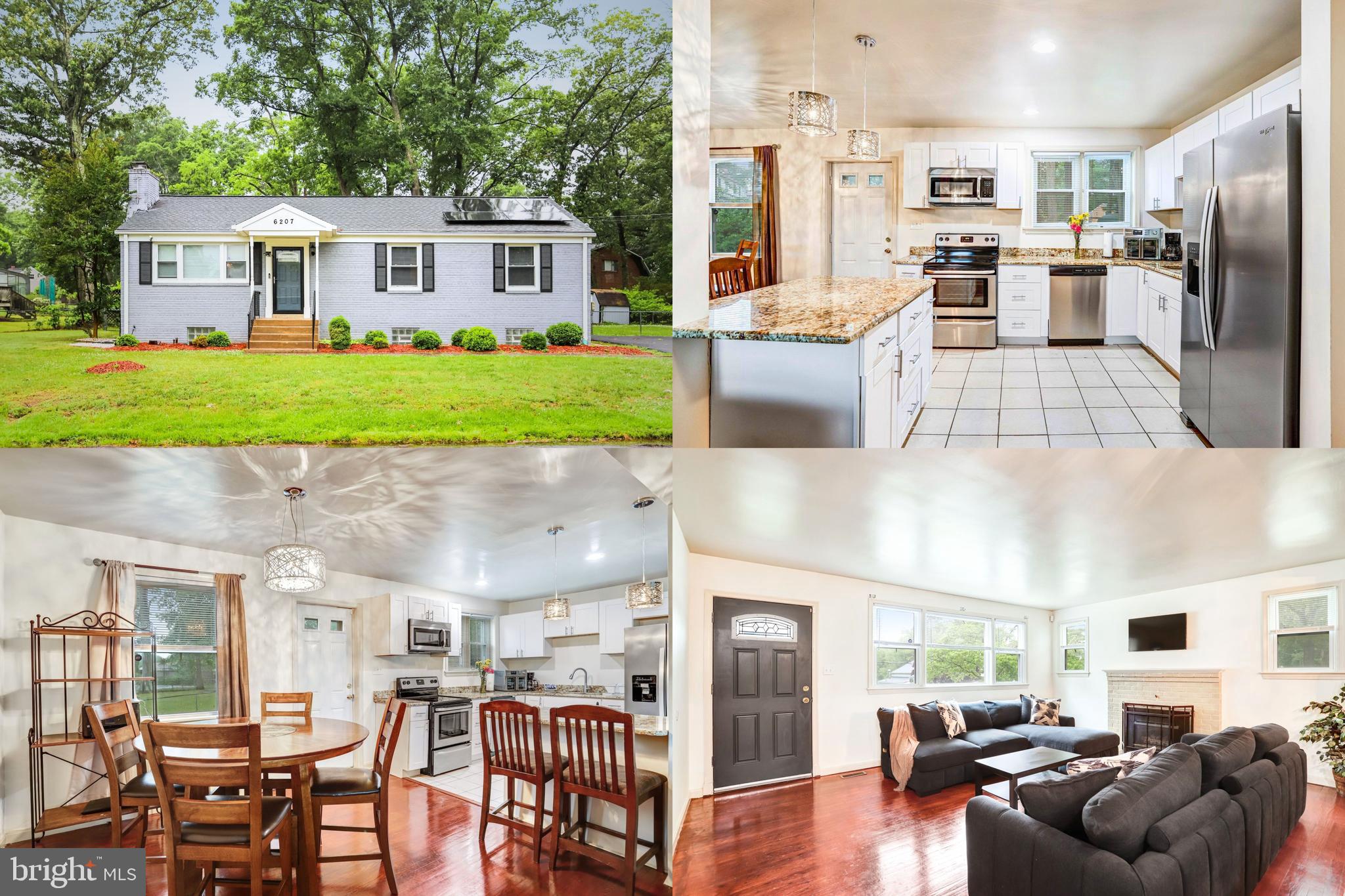 Comfort, convenience, and flexible living come together at this well-located Suitland home just minutes from Washington, D.C., major commuter routes, shopping, dining, and everyday essentials. Inside, the living room fireplace creates a warm focal point for relaxing nights in or gathering with friends. The kitchen is designed for both function and connection, featuring granite countertops, stainless steel appliances, and a center island perfect for casual meals, entertaining, or everyday living. The finished basement adds valuable bonus space for a home office, media room, workout area, or guest setup. Step outside to enjoy the patio and fenced backyard, offering room to unwind, entertain, garden, or simply enjoy your own outdoor retreat. A private driveway adds convenience and ease to daily life. With the right balance of accessibility, comfort, and usable space, this home offers an opportunity to enjoy connected living throughout the DMV area while still having room to relax and recharge. Photos may be virtually staged
