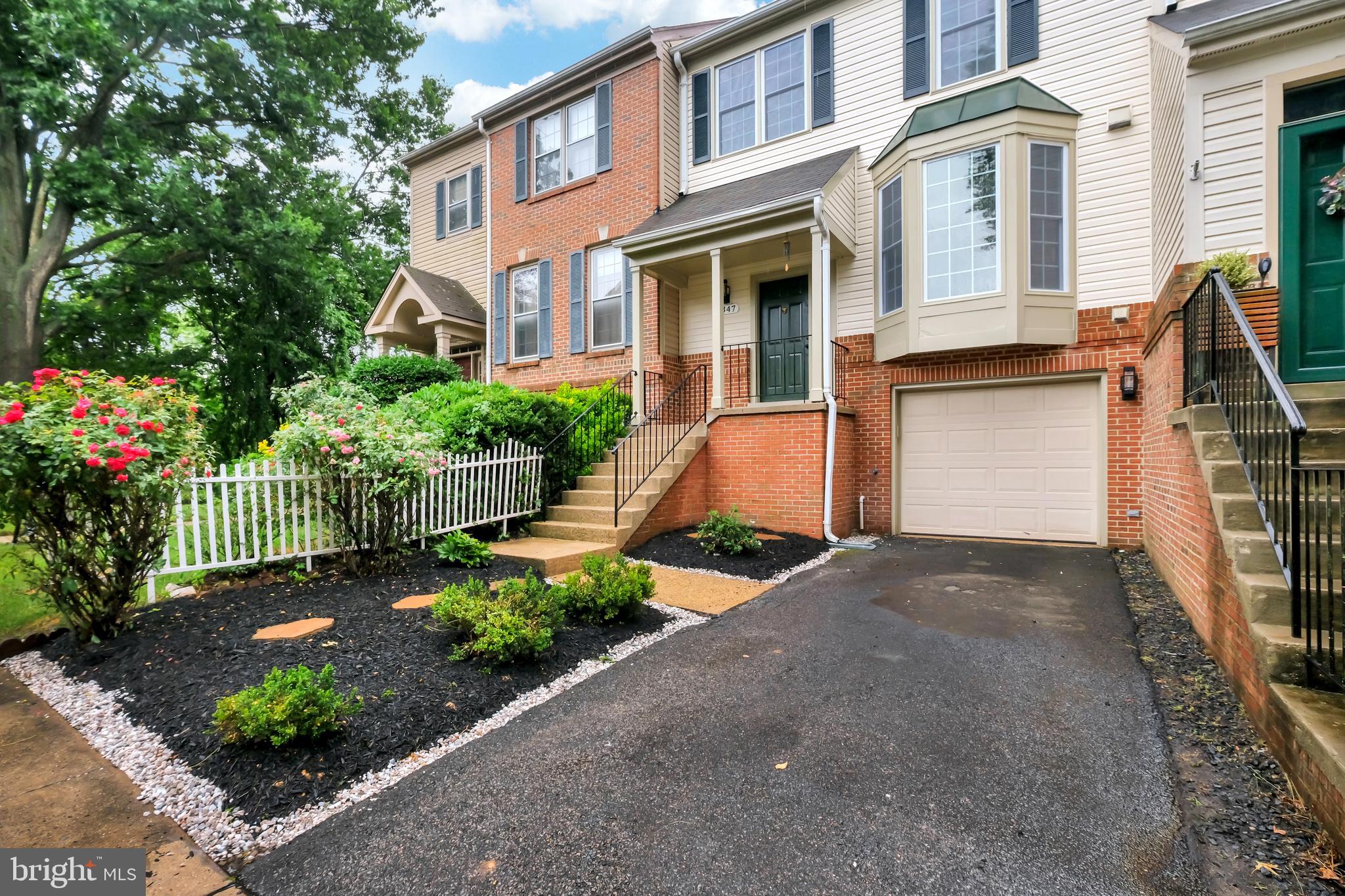 Beautiful 4-Level Garage Townhome. !!!Ready to move in!!! Over $80,000 in recent updates in last 30 days.  New Replacement Windows, LVP Flooring Main and Upper 1.  New Kitchen Cabinets, SS Appliances, Quartz Counter, Updated Bathrooms w- Fixtures / Lights / Toilets / Mirrors / accessories, vanity, cabinets, Freshly Painted, New Carpet, Recessed Lighting, New Light Fixtures in Exterior and Interior, Ceiling Fans in each Bed rooms, Upgraded Switches and Receptacles, Exterior Trims, Landscaping.  Spacious Living, Dining  which gets plenty of light and a beautiful view of the field and woods in the back and Deck.  Master suite has a spacious loft unique to this house great for home office.  Garage with EV charging wiring, Finished patio in fenced backyard.  House is in the beautiful corner of the neighborhood in a high demand community of Fairfax offers easy access to Shops, Library, Entertainment, Transportation and tranquility.  Do not miss the opportunity to become a homeowner.  You will LOVE this house.  
Easy access to FFX Parkway, 95 / 395 / 495 and Minutes Away from this house 
Pohick Regional Library
Rolling Valley West Park with baseball and soccer fields; pickleball and basketball courts;  tot lot.
There are two shopping plazas within easy walking distance.