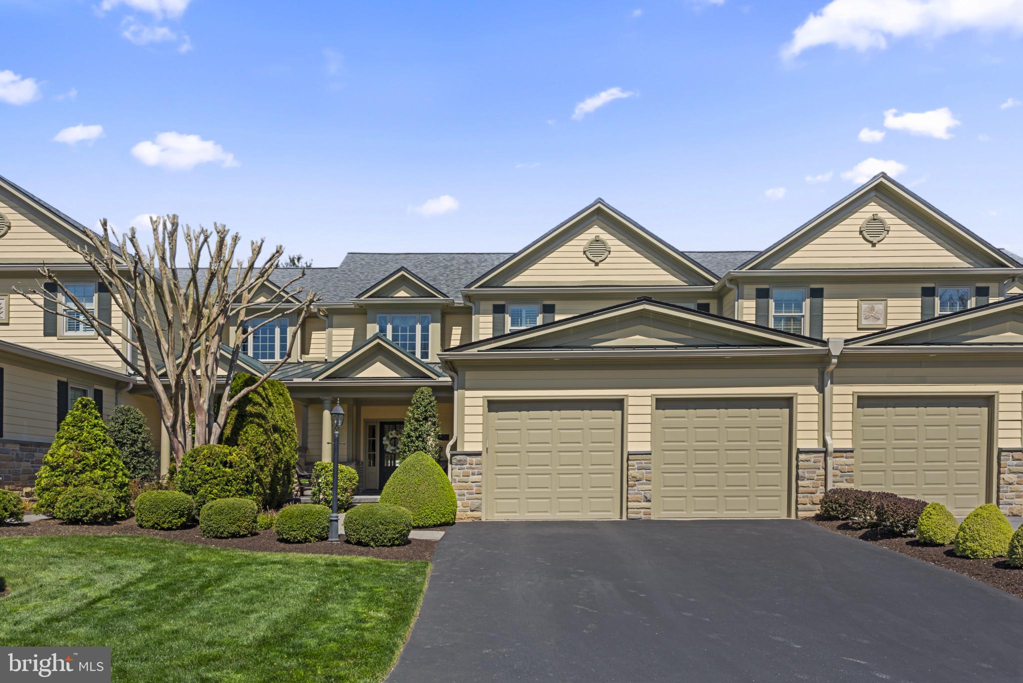 EXQUISITE is the only way to describe this Luxurious Villa in Sought After Glenangus!! This Home Sits on the 14th Fairway of The Maryland Golf & Country Club. The Original Owner left No Stone Unturned when Building this Home. The Attention to Detail is Unfathomable - the Ornate Moldings, Pristine Hardwood Floors, Marble Floors with Granite Inlay, 18 Foot Ceilings in Foyer & Dining Room, Custom Wood Mode Kitchen Cabinetry, Sub Zero Fridge/Freezer, Wine Fridge & Separate Ice Maker in Kitchen + Much More, Cathedral Ceilings in Living Room, Gas Fireplace with Built Ins, Custom Tray Ceilings in Primary Bed & Lower Level, Fully Finished Lower Level to include The Billiard Room (Custom 9 Ft Table Included), Exercise Room, 2nd Family Room and Full Luxurious Bath + Full Utility Area for Storage. Oversized Fully Finished Two Car Garage. This Home Offers Main Level Living with it's Beautiful Primary Suite but also Offers Two Large 2nd & 3rd Bedrooms and a Shared Full Bath on the 2nd Level. The Back Exterior is 2nd to None - Custom 13x15 Stamped Patio with Outdoor Hardscape - Granite Prep Top with Gas Grill & Mini Fridge. Just beyond is the Additional Handcrafted Stone Patio with Seating Wall. The Professional Landscape to include a Pop Up Sprinkler System out Front and Back is just another Added Feature. Come and Enjoy the Expansive Views of Maryland Gold & Country Club's Course. This Home has been Meticulously Maintained to Include a New Roof in 2023. The Wording cannot Describe All the Home has to Offer. The Pictures Clearly Show The Beauty and Detail of this Home but there is No Better Experience than Touring the Home and Seeing All the Home has to Offer!!!!