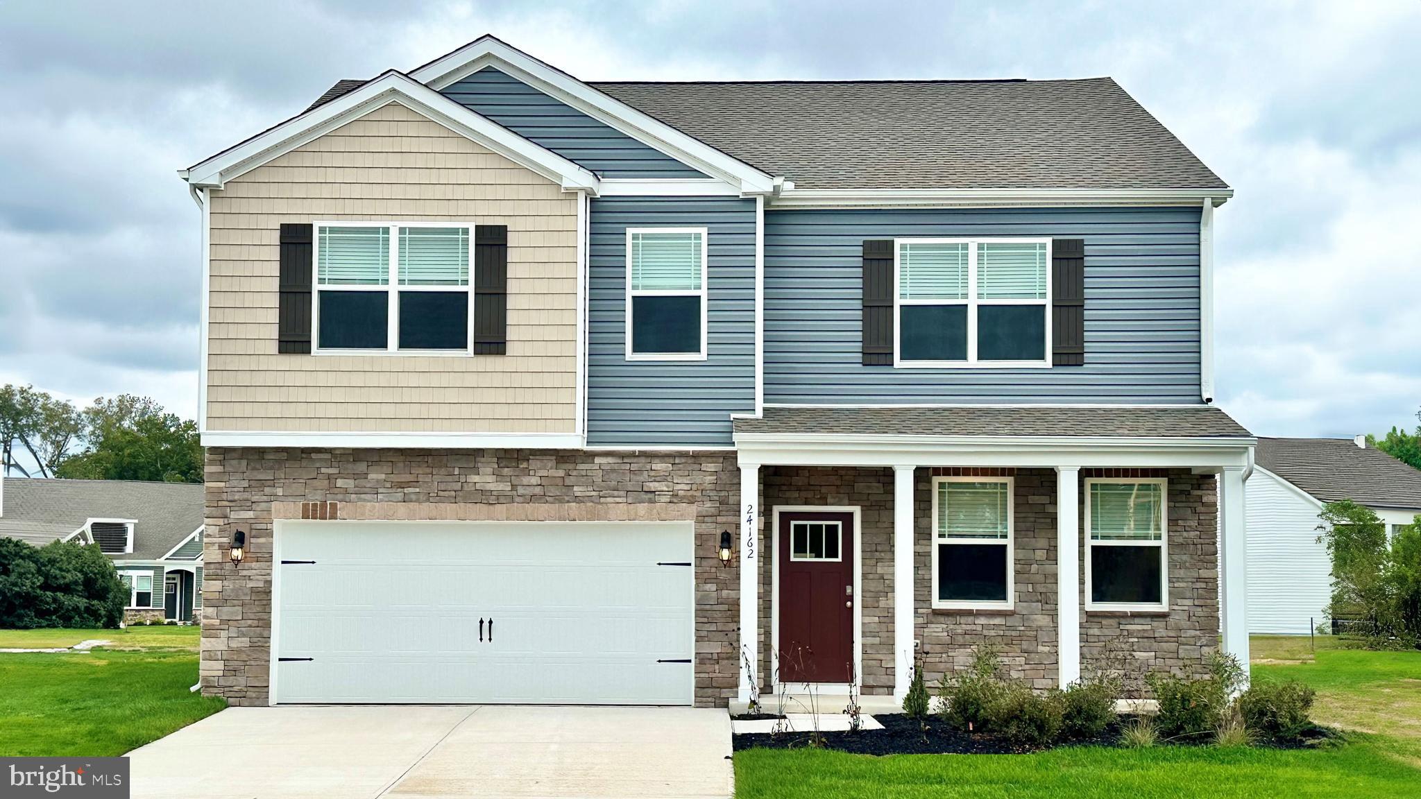Get ready for water views and sunsets at 32116 Fairfield Street, a new home soon to be built in West Bay Village at Millville by the Sea, in Frankford, DE! 

The Hanover, a contemporary 2,818 square feet two-story home, features four bedrooms, two and a half bathrooms, a flex room, a home office and a two-car garage.

As you step into the distinct foyer you will appreciate the office with French doors that provides the perfect space for a home office or a private den. The flex room is versatile and could be used for a formal dining room or a playroom.

The spacious kitchen boasts an abundance of white cabinetry and granite counter space, an expansive walk-in pantry, a large island with room for seating and stainless-steel appliances. The kitchen has an eat-in dining space that flows perfectly into the sizeable family room. The powder room is conveniently located on the first floor, and a coat closet is located near the two-car garage.

Upstairs, the owner’s suite boasts an ample bedroom, a generous walk-in closet and an oversized owner’s bathroom with a linen closet. The three additional large bedrooms and expansive open loft upstairs allow for everyone to have their own retreat. The second floor also features the laundry room, a roomy secondary bathroom with double vanity and a large hall linen closet.

The included fully sodded, landscaped, and irrigated lawn, white window treatments and an innovative America’s smart home® package will give you complete peace of mind.

Pictures, artist renderings, photographs, colors, features, and sizes are for illustration purposes only and will vary from the homes as built. Image representative of plan only and may vary as built. Images are of model home and include custom design features that may not be available in other homes. Furnishings and decorative items not included with home purchase.