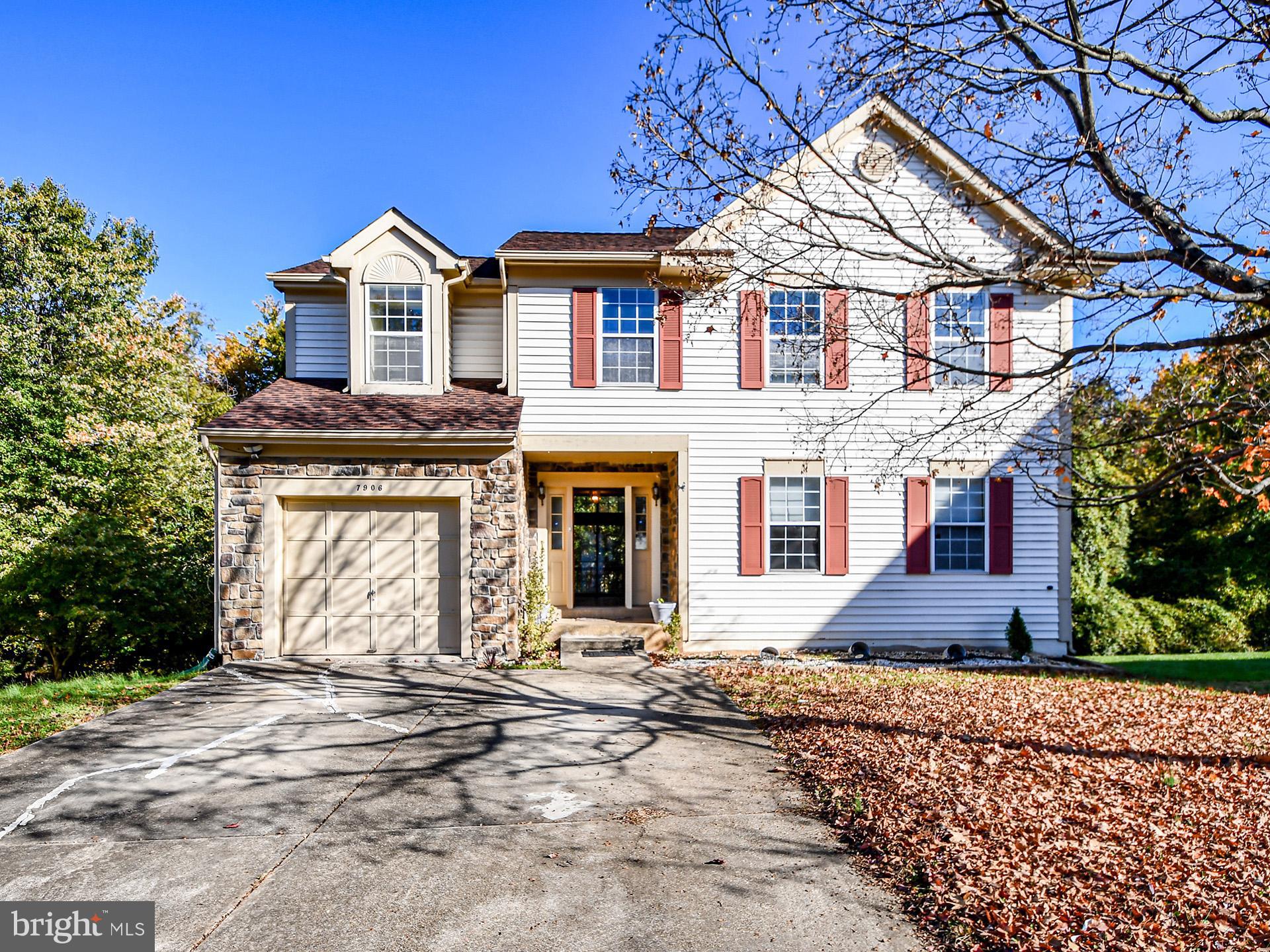 This is a great home in a choice area on a quiet cul de sac. This is a good house for anyone that likes nature because it backs a wooded area. It has spacious bright interior with entertaining opportunities with both living and family rooms with Fireplace. The deck is very large with deck screened porch.  It has walk-out basement to lovely lot with mature plantings. It has a separate laundry with washer, dryer and comes with attached Garage with lots of extra parking spaces Infront of the house/street.