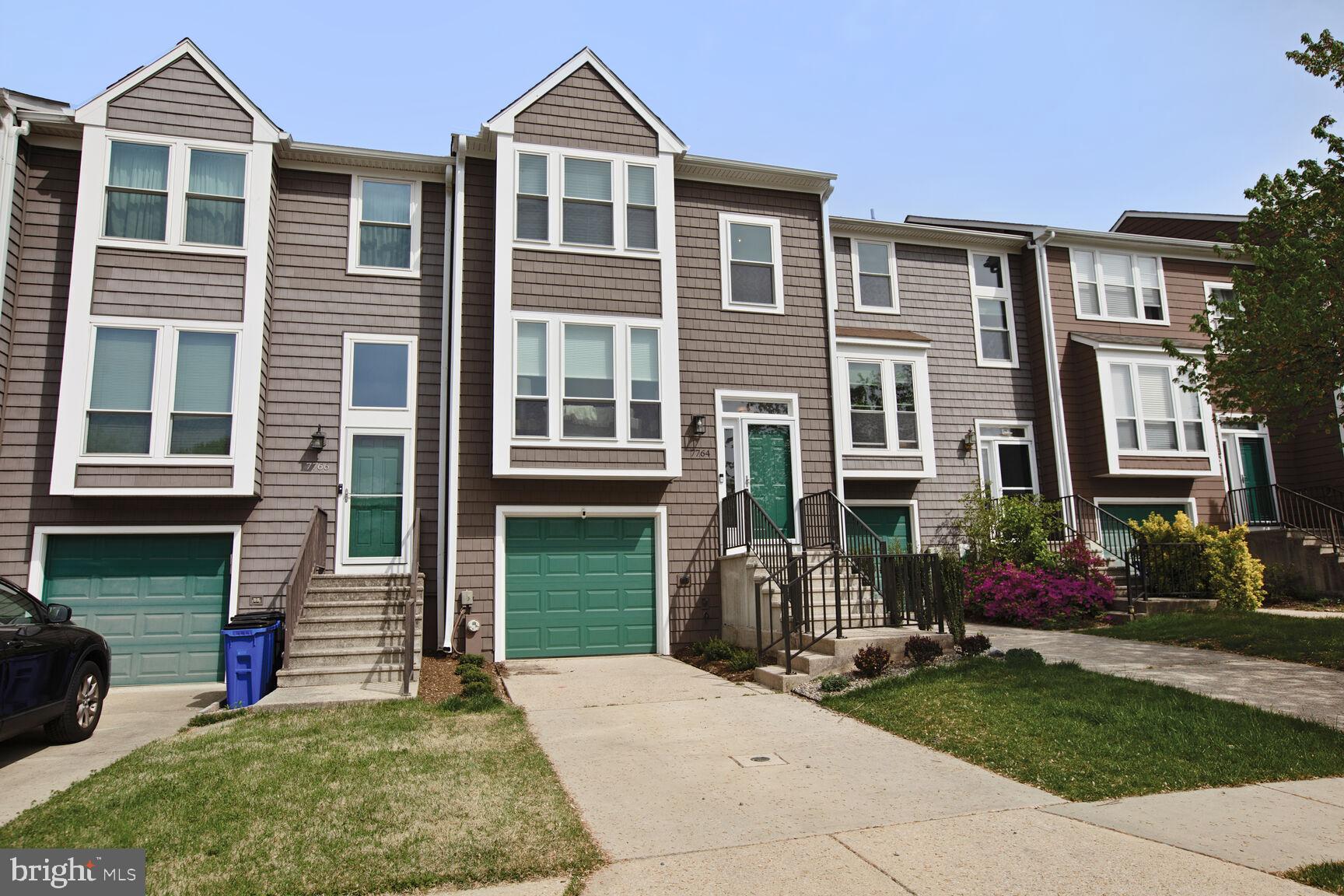 Note:  Offers due by 5:00 pm on Wednesday, 5/7.  Beautiful sun-filled 3 bedroom/2.5 bath garage townhome in Ellicott City.  This unit has been completely renovated and features main level living room and dining area with hardwood floors, updated kitchen including new countertops, cabinets, flooring, newer appliances and slider leading to large deck.  Main level also includes guest bath.  Upper level offers new carpeting throughout with three bedrooms, all with ceiling fans including primary bedroom with walk-in closet including custom Elfa system and ensuite bath featuring a walk-in shower.  Two additional bedrooms and a full bath compliment the upper level.  Lower lever includes large family room with new LVP flooring and slider to shaded area under deck.  Recent improvements include new roof (2021), new siding, trim, gutters, soffits and downspouts (2024), new windows and sliders (2024), new garage door (2025) new living room and bedroom blinds (2025), new HWH, Heat Pump and Air Handler (2023).  Unit was freshly painted throughout in 2025 and all bath and shower faucets were rebuilt with all new parts in 2025.