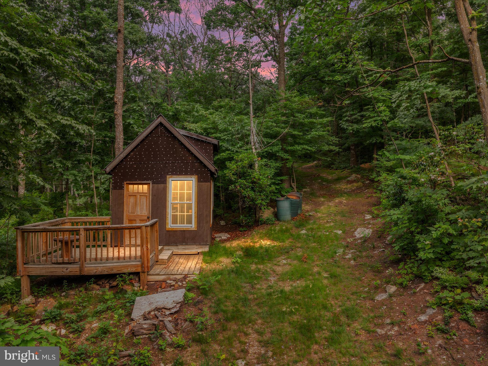 Welcome to your perfect weekend escape!! This gorgeous 10-acre lot in the serene Great North Mountain Wilderness II area is located just 35 minutes from historic downtown Winchester. Nestled among nature, this picturesque property features a charming rustic cabin equipped with a cozy wood stove, ideal for a little glamping and relaxing after a day outdoors. The lot offers several cleared areas ready for your personal touch, including a driveway cut-out for easier access. A four-bedroom perc is on file with the Virginia Department of Heath with a certification letter, making future building plans hassle-free and convenient. Whether you’re dreaming of weekend camping, a peaceful retreat, or your very own nature hideaway, this property combines privacy and space with easy access to city amenities. Don’t miss your chance to own this ready-to-go wilderness retreat!