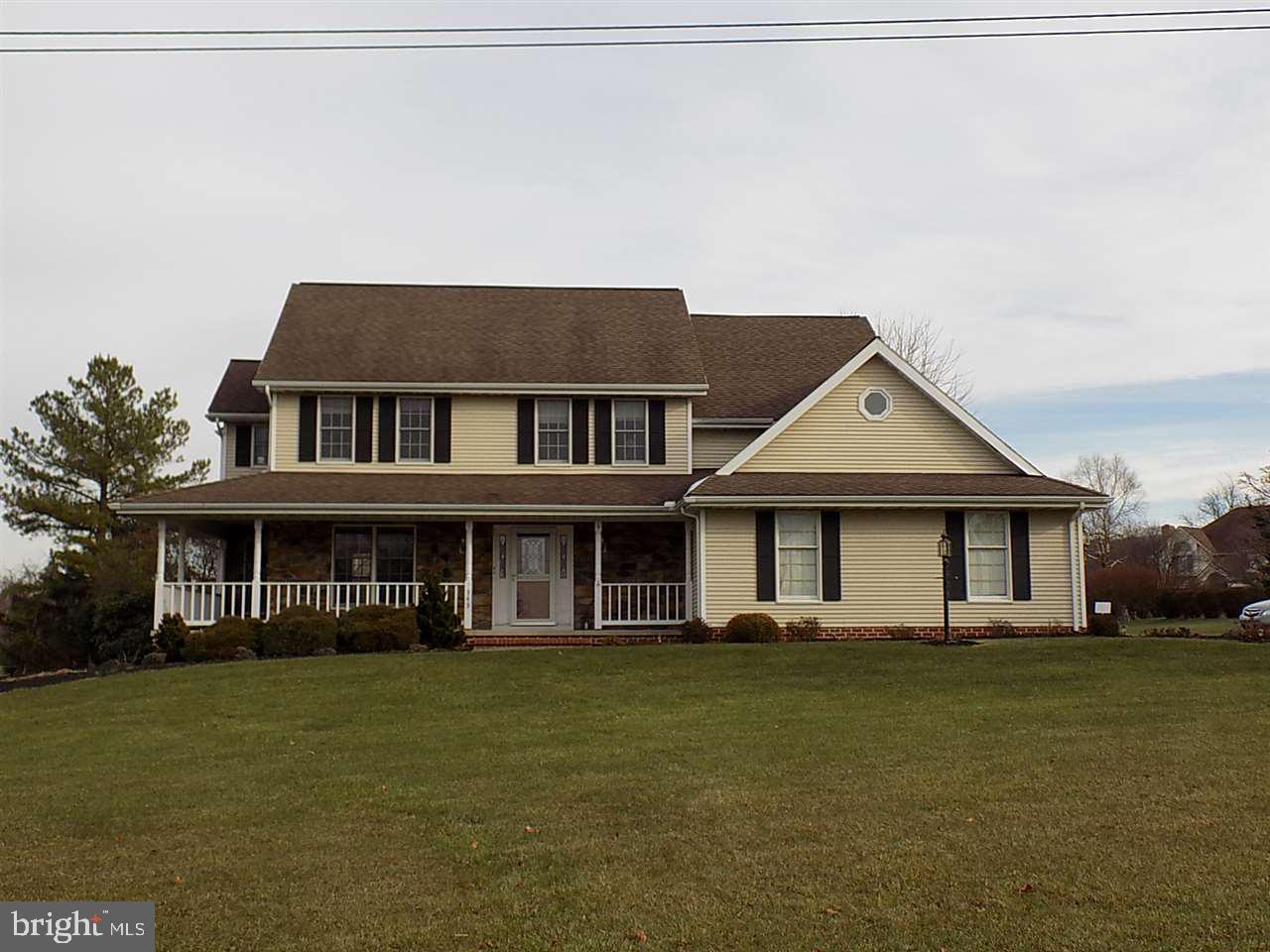 Beautiful Colonial home with solid maple floors, granite counter tops in kitchen, ss appliances, under cabinet lighting, custom molding,  large tiered deck. French doors to formal dining with chair rail, crown molding & wainscoting. Incredible master suite, private shower, walk in closet, whirlpool tub and maple vanity. Wood burning fireplace in family and rec room.