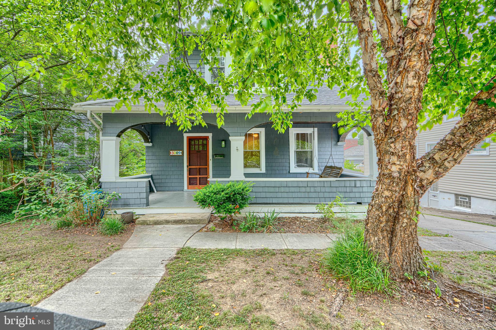 Just Listed in Arcadia! Photos will be up by Saturday! Stop by the Open House on Sunday, June 28th from 11:30am to 1pm!

Welcome to 3009 Iona Terrace, a charming single family home in Arcadia! The covered front porch complete with porch swing welcomes you in! Step inside and you will be delighted by original wood trim, refinished hardwood floors, and a cozy living room with a wood burning fireplace! There is a separate dining room, an updated kitchen, and a half bathroom on the main floor. Sliding doors from the dining room lead to a two level rear deck overlooking the spacious rear yard.

On the second level, there are three bedrooms with hardwood floors and a recently renovated full bathroom.

The basement is partially finished with a second full bathroom and a fourth bedroom with new LVP floor. There is also plenty of storage and a washer/ dryer in the basement.

The interior of the house has just been painted and the hardwood floors have just been refinished. The seller's recent improvements include second floor bathroom renovation in 2024, exterior painted in 2024, whole shingle roof replacement and new gutters in 2023, Two HVAC units with ductwork installed in 2023, 200 amp electric panel installed in 2023, chimney rebuilt with liner installed in 2023, new dishwasher in 2023. The sellers have kept records of work done and these will be provided upon request.

You will love this location on one of Arcadia's most charming blocks! Walk to Herring Run Park, Lake Montebello, Koco's Pub, Maggie's Farm Restaurant, Emma's Tea Spot, Found Studio Shop, Domesticity, and more!