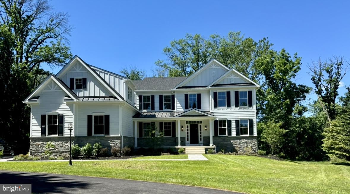 NEW CONSTRUCTION COMPLETED!!   This gorgeous home is in a highly sought after neighborhood in Wayne.  Custom 5 bedroom, 6 bath home located in the top ranked Tredyffrin-Easttown school district. The home is located on a beautiful private 1 acre lot at the end of a cul de sac. This fabulous home offers over 5,100 square feet with an open floor plan and many high end finishes. Interior features include gorgeous site finished white oak hardwood floors throughout the first floor, second floor hallway and primary suite.   An impressive two story foyer, custom molding, recess lighting, gourmet kitchen with stainless steel appliances,  walk in pantry, build-in cubbies in the mudroom off the garage, two zone HVAC system and a walk out basement. The kitchen is filled with sunlight in the mornings and boasts a large island with Quartz countertop and fabulous eat-in breakfast area with large sliders onto the deck. The first floor includes a living room, dining room, great room with gas fireplace,  powder room,  full bath and a home office. On the second floor is the owner's suite with his and her walk in closets, primary bath with dual vanity, heated floors, free standing tub and private water closet. Four additional generously sized bedrooms on the second floor, two bedrooms with en suite baths and one Jack and Jill.   Exterior features include stone and James Hardie siding,  standing seam roof on the front and back porch and a flagstone walkway. The backyard is a true oasis featuring a covered deck with a gas fireplace and plenty of privacy - a perfect entertaining space! This spectacular home could be yours - make an appointment today!!  Finished Basement (1,100 square feet) with full bath with full price offer in July!!! Taxes will increase once property is assessed for new construction improvements.