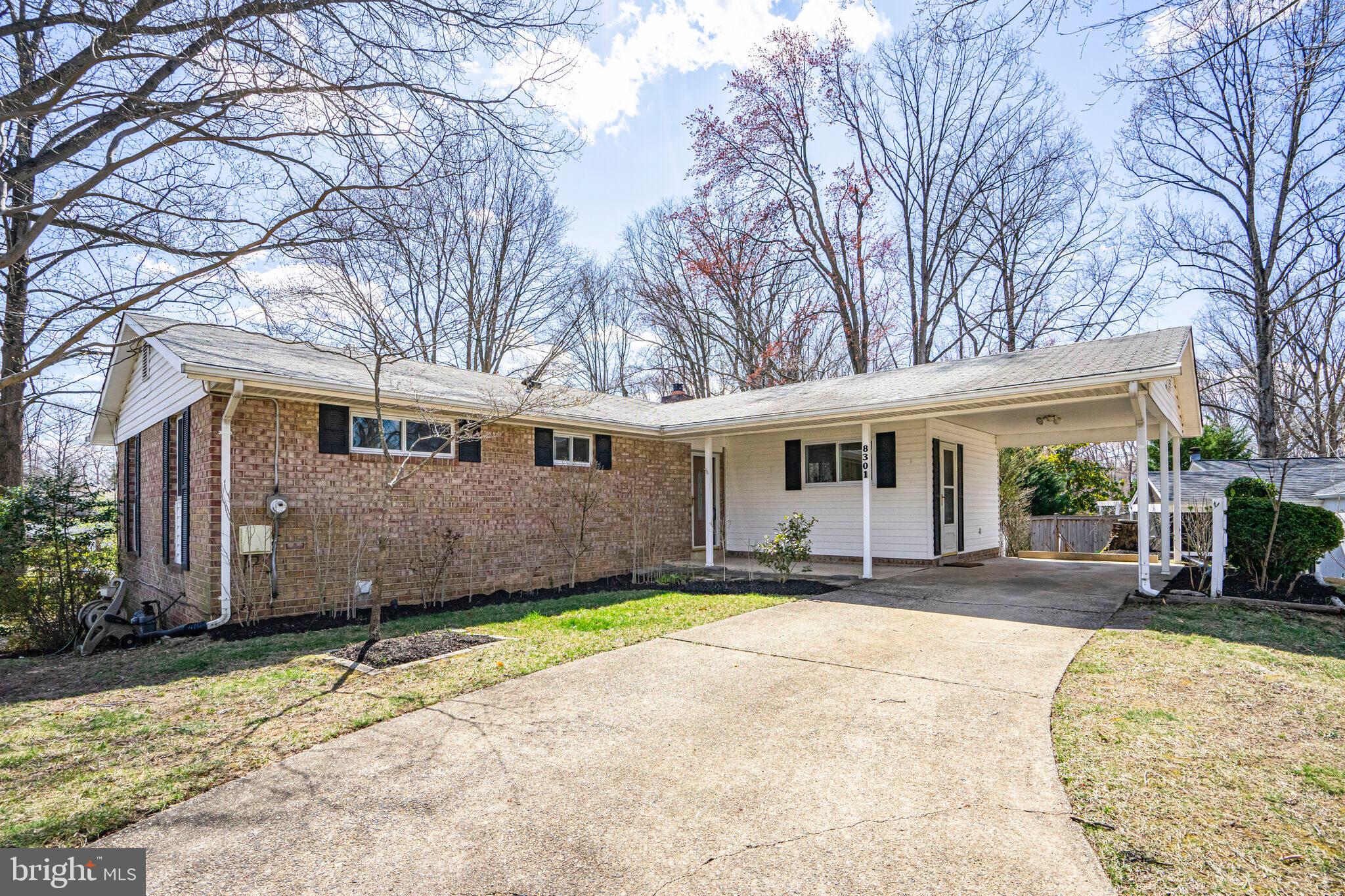 Offer Deadline: 5 p.m., Monday, March 31, 2025.

This gorgeous Rambler with a finished walk-out basement and carport has been beautifully updated. The home features a thoughtfully designed, open floor plan, a covered entrance, a gourmet kitchen, water filtration, a convenient breakfast area, stainless steel appliances, solid hardwood floors throughout the main level, and renovated primary and hallway bathrooms.

The bright, lower-level walk-out basement offers a finished recreation/family room with a gas fireplace, a fourth bedroom/office, a library/hobby room, and a huge laundry room with plenty of storage space. Outdoor living space includes a patio, a fully fenced-in backyard, and tons of storage in the shed.

The home is conveniently located near Pohick Creek Stream Valley Park, South Run Rec Center, Fairfax County Parkway, I-95, I-495, VRE, the Springfield Metro, restaurants, and shopping.

Recent updates include a new HVAC, water heater, and newer windows.