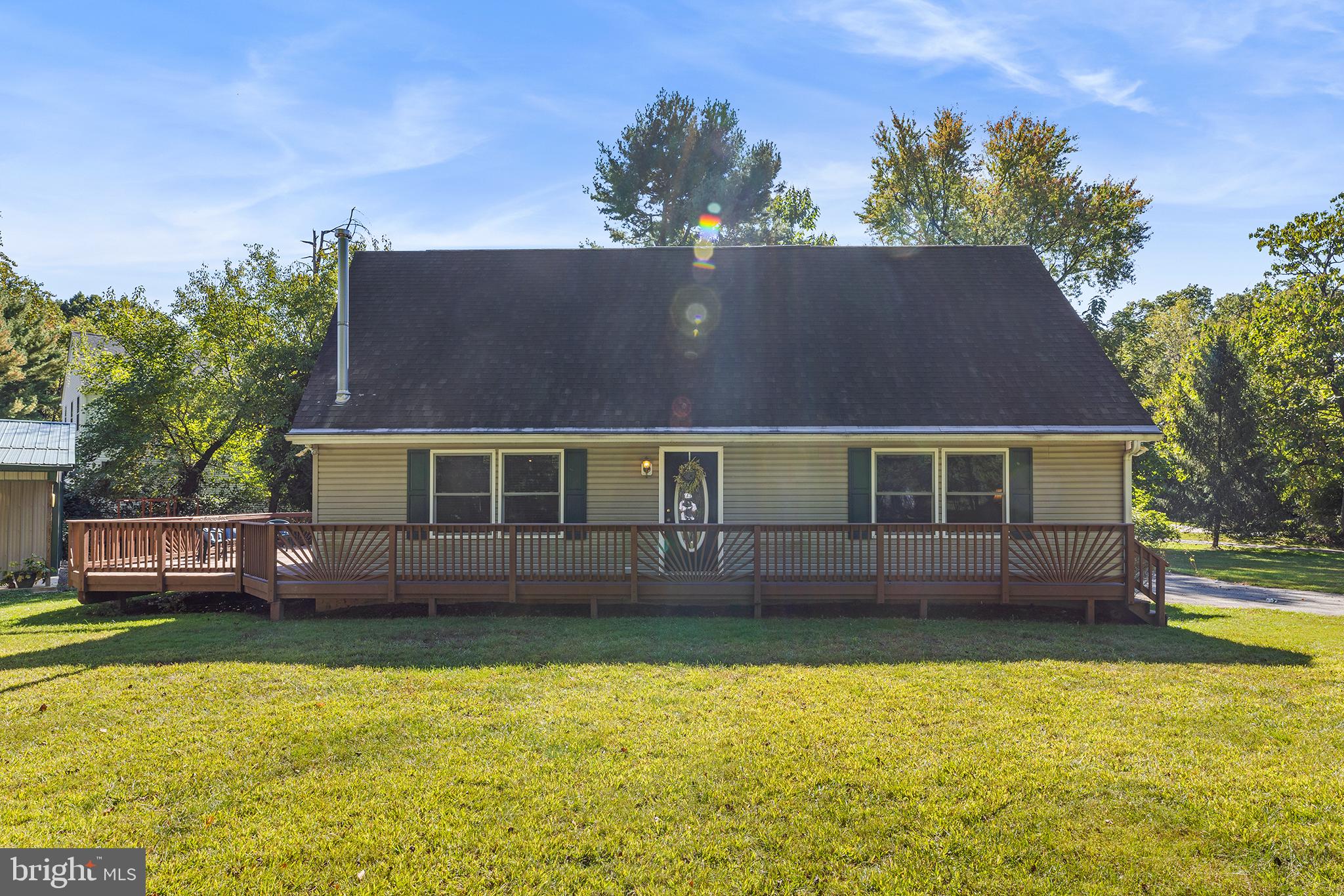 UPDATE -Jan. 6th Open House Cancelled.....

Simply put, this is a fantastic opportunity to live in Wayne close to anywhere you need to go!  This cape cod style home was built in 2000 and the oversized detached garage and workspace were added in 2017.  It is as if you are on vacation along the main line!  Enjoy a spacious living room open to the eat-in-kitchen with gas cooking,  vaulted ceilings and two generously sized bedrooms that share a hall bathroom.  On the second floor, there is a large primary suite with balcony outside deck and a spacious primary bath with separate tub & shower.  The lower level is full, unfinished and offers outside access.  This lower level features high ceilings, a newer HVAC system and loads of room for storage.  Outside the oversized garage is perfect for a large truck, or two and features a large workshop area inside.  The garage is heated and in great shape!   There is a large shed also on property.   This is a unique find along the main line...with a wayne address with incredibly low taxes.  Schedule your showing today!