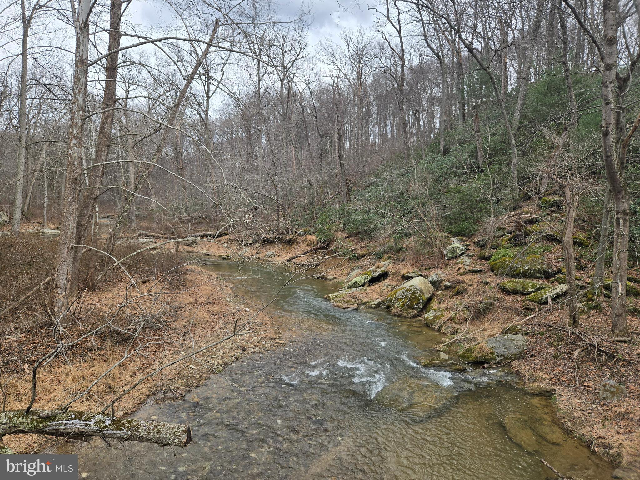 Elevated Home Site ... heavily wooded with a grand view of the valley below and a super view of Morgan Run River and River Valley ... unmatched views!!!    Nice 1.80 acre lot located near Eldersburg, Maryland.  Well drilled and perc in place ... see disclosures for details.  Put 4383 London Bridge Road in your GPS to find the lot ... lot is right after the Morgan Run Bridge ... sign posted ... follow the deer trail which is roughly on the left side of the lot.