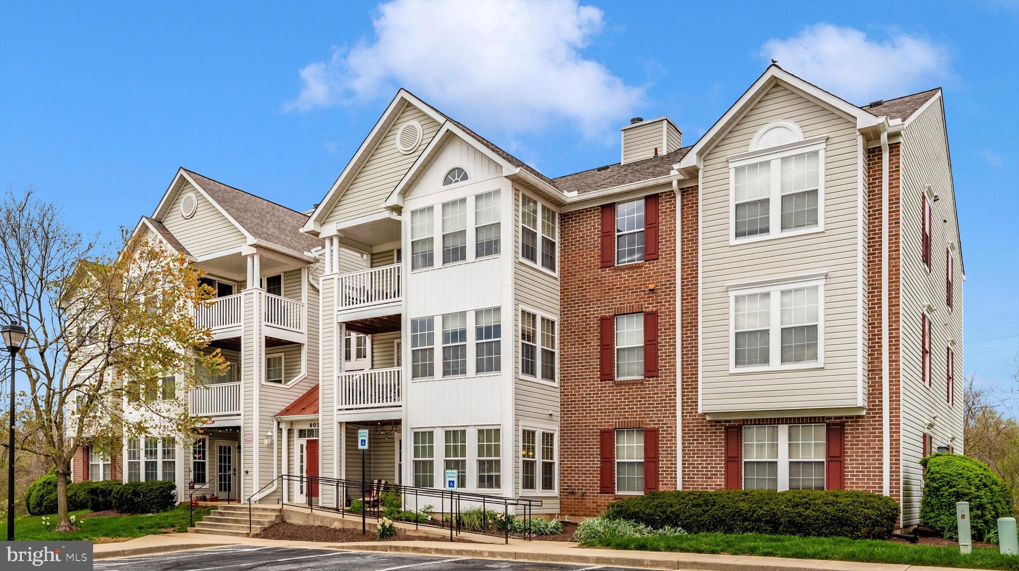 Priced to Sell! Close to commuter routes, minutes away from downtown Frederick , and easy access to shopping.   Location is everything and this second floor condo offers so much, so close.  Step inside and you will be greeted by a large open floor plan.  The living room, kitchen and dining area flow seamlessly.  Two bedrooms and two full baths gives this condo a total of 1,190 spacious square feet.  Enjoy views of wildlife and the Monocacy River from the many windows or while relaxing on your private deck. Unit comes with its own assigned parking spot plus lots of visitor parking close by.  Condo fee includes water, snow removal, landscaping and trash removal. Unit is labeled as “F”.