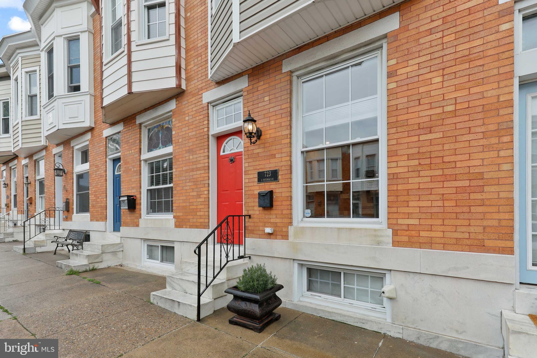 WELL MAINTAINED 13+ FT WIDE HOME LOCATED IN THE HEART OF CANTON ON EXTREMELY SOUGHT AFTER BLOCK WITH OVERSIZED OFF-STREET PARKING PAD. GLISTENING HARDWOODS CASCADE THROUGHOUT. ENJOY CUSTOM CABINETRY, IMPORTED TILE, SS APPLIANCES IN CHEF'S KITCHEN WITH GORGEOUS CUSTOM BUTCHERS BLOCK ISLAND. TONS OF NATURAL LIGHT. FINISHED LOWER LEVEL. HIGH CEILINGS. TONS OF STORAGE. WALK-IN SHOWERS. WALK-IN CLOSETS. SPACIOUS 3 BEDROOMS WITH 2.5 BATHROOMS. EXPANSIVE ROOF DECK FOR ENTERTAINING. INCREDIBLE WATER AND CITY VIEWS. CLOSE PROXIMITY TO RETAIL SHOPPING, LOCAL DINING, PATTERSON PARK, AND ALL MAJOR HIGHWAYS. SCHEDULE A PRIVATE TOUR TODAY.