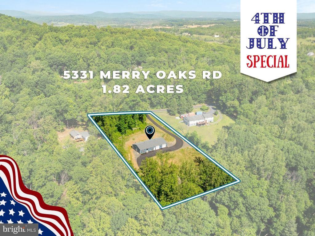 Declare Your Independence From High Interest Rates- Lock in a lower interest rate with this Independence Day Special! Freedom looks a little different for everyone. For some, it's an oversized garage for hobbies, projects, and toys. For others, it's a flexible floor plan with room for guests, extended family, or a home business. At 5331 Merry Oaks Rd, you'll find both. Built in 2023 and offering easy one-level living, 10' ceilings, open-concept spaces, a floor-to-ceiling stone fireplace, and a private suite with its own entrance, this home delivers options that are hard to find. In honor of America's 250th Anniversary, the seller is offering $12,250 toward buyer closing costs or an interest rate buydown. Move in, make it your own, and celebrate your own independence in The Plains. (Please note: some photos have been virtually enhanced with AI to illustrate future enhancements).