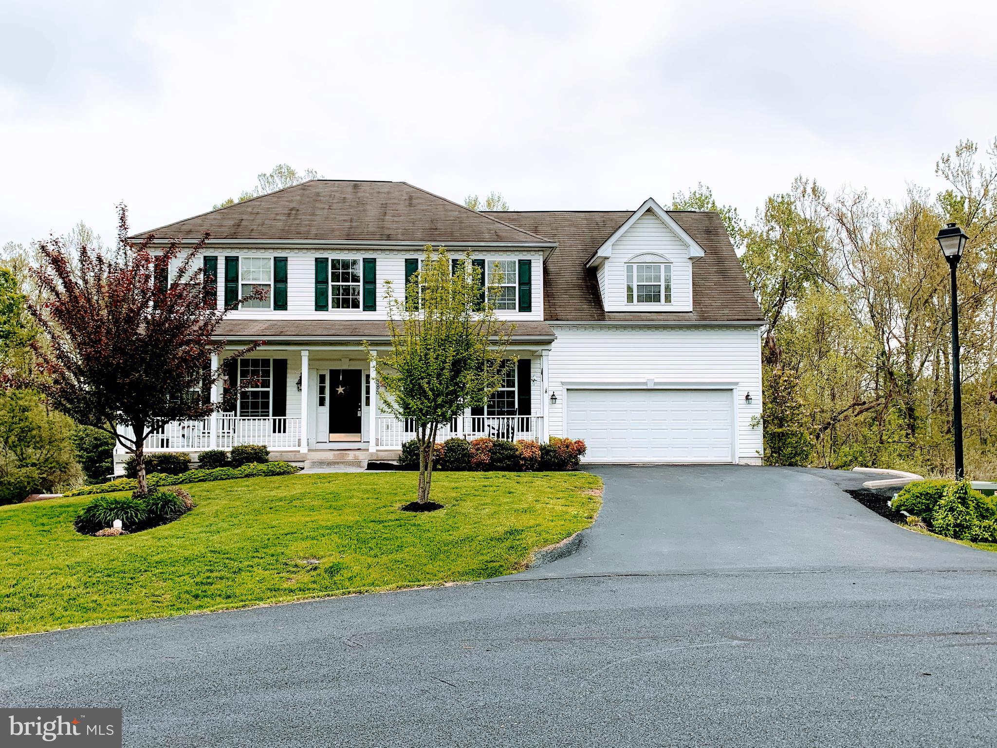 **Price Adjustment!!!!! Appliance package allowance.Gorgeous Colonial on quiet cul-de-sac in sought after Breckenridge.  A large deck awaits you with a scenic view of woods and a pond. The large kitchen features a eat in bump out,lots of cabinet space,an  island, large windows to enjoy the view. The owners are offering a generous appliance package. The main level has a living room with a propane fireplace and formal dining room off from the kitchen along with an office and powder room. The upstairs has a large master bedroom w master bath, double vanity and a walk in closet. 3 additional bedrooms and full bath are also on this level. Enjoy a huge finished basement with lots of additional living space, 5th bedroom and an exercise/dance room. The heating and air system has 2 electronic air filters built in. A large well maintained shed is in the back yard for extra storage. A one year home warranty plan is also being offered . This is your chance for a large, beautifully maintained home in a great neighborhood. Call today for your showing. Motivated seller