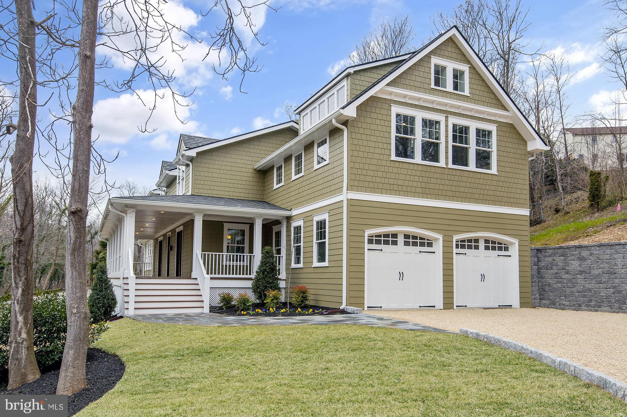 INCREDIBLE CRAFTSMANSHIP IN THIS SPECTACULAR EXPANSION 5 BR, 4.5 BATH HOME ON GORGEOUS STREET . OPEN FLR PLAN W/ ABUNDANCE OF LIGHT;  WIDE-PLANK HWs. CATHEDRAL CEILING FAM RM W/ FP. GOURMET CHEFS KIT W/ CARRERA MARBLE, ISLAND, OPEN TO  DR AND LR W/ FRENCH DOORS TO WRAP AROUND PORCH. PALATIAL MSTR SUITE W/ SOARING CEILINGS & LUXURIOUS MBA. FAB LL REC RM. 2 CAR ATT GARAGE. TOO MANY FEATURES TO LIST!