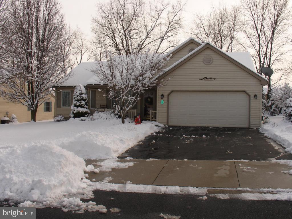 PICTURE PERFECT describes this spacious 3 bedroom, 2 bath RANCH HOME in desirable ARBORGATE OVER 55 community. Well appointed kitchen has cherry cabinets with suspended pot rack over island. All appliances remain. VAULTED ceilings with Open Floor Plan, GAS FIREPLACE. Large 4 SEASON ROOM with bonus SUNROOM look out over PATIO and private backyard.