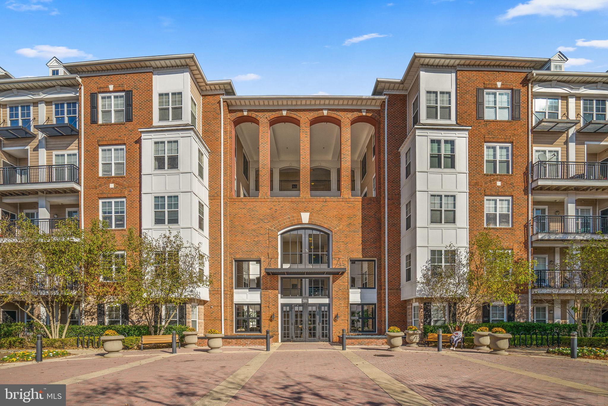 Desirable and spacious 2-bedroom, 2-bath condo with a 2-car garage in The Fitz, ideally located in the heart of the Rockville Town Center—one of the area’s most sought-after communities.

This beautifully updated home has been freshly painted and features hardwood flooring in the living and dining rooms, along with brand-new carpet. The kitchen is appointed with granite countertops, and there is a separate laundry room with a full-size washer and dryer for added convenience. A recently replaced HVAC system provides added comfort and peace of mind.

The spacious living room opens to a private patio overlooking a beautifully landscaped courtyard—perfect for relaxing or entertaining. Although the unit is located one floor above ground level, it opens directly to the courtyard level, offering both privacy and easy access.

Two assigned garage parking spaces (#79 and #80) are included.

Residents of The Fitz enjoy exceptional amenities, including a billiard room, clubhouse, fitness center, party room, outdoor pool, elevator access, and on-site management. The condo fee includes basic cable TV and high-speed internet.

Just minutes to Metro and surrounded by endless shopping and dining options in Rockville Town Center, with easy access to Routes 270, 370, and 200.

A must-see!