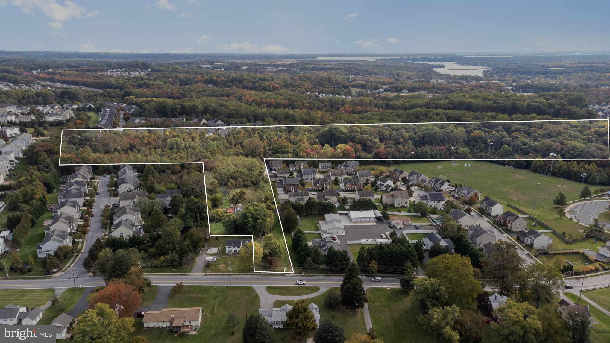 17 acre of  premium development site in Perry Hall. Potential 16 to 17 single family home lots. This site is surrounded by beautiful existing single family  homes, can be accessed from 3 different roads and backs to Cowenton Ridge Park , is less than a mile from HoneyGo Shopping Center and HoneyGo Run Regional Park. Public water & sewer hookup available at the street.  Buyers to obtain and verify the zoning information from the county.