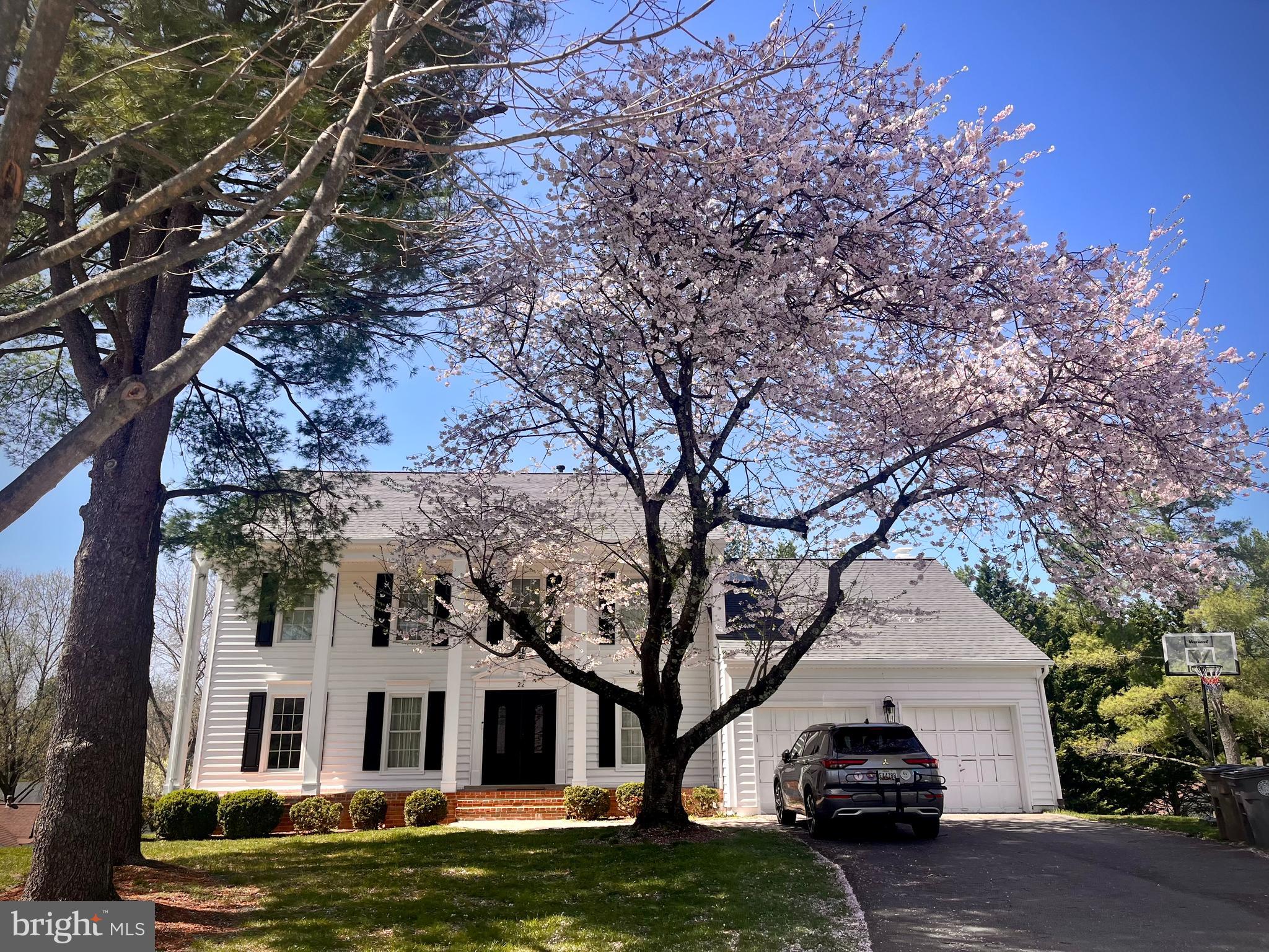 Welcome to this stunning and spacious home sited on 1/3 acre on a quiet cul-de-sac in the lovely North Farm community. The house has recent upgrades and renovations and is move-in ready! It features a front porch, five exceptionally large bedrooms with recently polished hardwood floors, a sixth bedroom in the lower level, 3.5 updated ceramic tile baths and loads of storage space. Grand entry foyer with new custom designed wood floor, den/office with built-ins, spacious living room and a formal dining room with custom moldings. Open, updated kitchen features white cabinets, granite counters, ceramic tile flooring, stainless steel appliances, two pantries and separate breakfast area with sliding glass door to the large deck. Adjacent to the kitchen is a step-down family room, mantled fireplace with wood stove insert, recessed lighting, and another set of sliding glass doors to the tiered deck. The top level has a wonderful primary bedroom suite with walk-in closet and ceramic tile bath with granite top on the vanity and oversized shower. Four additional bedrooms, a conveniently located laundry and full bath complete this level. 
Don't miss the versatile finished walk-out lower-level. It features a large recreation room, kitchenette, 6th bedroom, 3rd full bath, old laundry and large storage/workshop room. Two sets of sliding glass doors bring plenty of natural light and access to recently constructed large paver terrace. The wonderful sloped backyard garden has been recently redesigned and leveled into a two-terrace pattern with a stone retaining wall separation.  Mature greenery and trees surrounds this home. 
New electric panel and protections (2024), new high speed (40Amp) electric car charger with intelligent Charge Point controller, new AC and  furnace (2024), all electric outlets recently replaced (2024) which included selected embedded USB/C chargers points, dimmers and key lights can be remotely controlled through a wireless bridge, new wired Google Nest intelligent smoke detectors and Google Nest Thermostat (2024),  new roof protection and color treatment (2024), all house exterior walls, deck and terrace ceiling repainted (2004), new windows shutters, new paver flooring in terrace  and redesigned slope garden into a two-level flat  terraces divided by grey stone retaining wall (2024), ...
Two car garage. Easy commuting to the Washington Metropolitan area...close to major roadways, metro, and all the shopping and dining that Pike and Rose, City of Rockville and North Bethesda has to offer. Don’t miss this exceptional home!