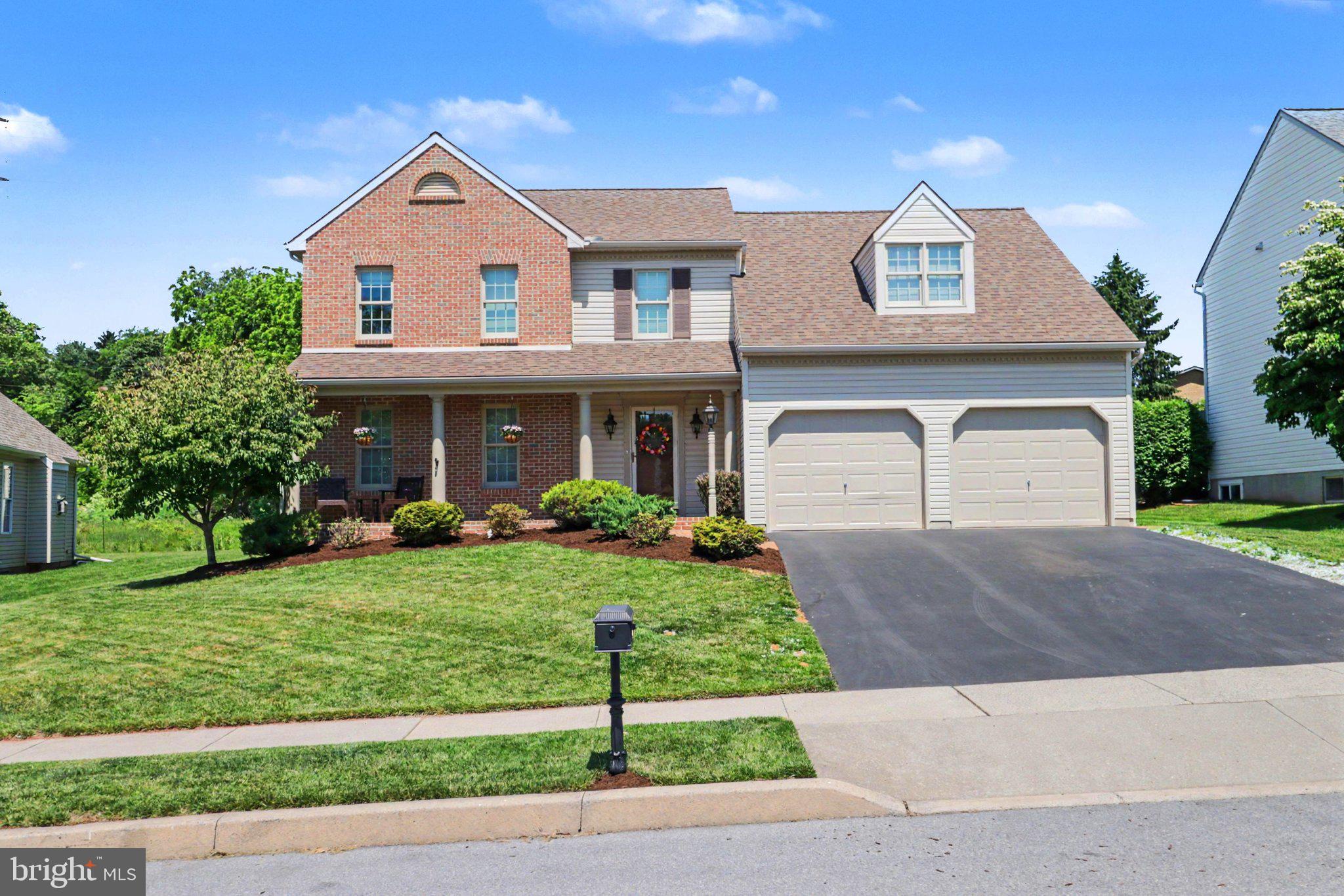 Welcome Home! You won’t want to miss this move-in ready four bedroom home. The spacious, eat-in kitchen boasts an island which will be great for food preparation. Enjoy stainless steel appliances and upgraded countertops. The open plan flows into the family room- ideal for entertaining. A triple window allows for an abundance of natural light while the gas fireplace creates a cozy space. Working remotely? The dedicated home office will be the place for you! The flex room could be used as a dining room or as a playroom. A half bath rounds out this level. Retire to the large primary bedroom with an attached ensuite and a walk-in closet sure to please shoppers. There are three additional bedrooms and a second full bath with a tub shower. Laundry is conveniently located on this level. The lower level has an additional 1,137 SqFt. Use the finished space as a recreation room, an exercise area or for crafts. Store seasonal items and holiday decor in the unfinished area. You can’t have too much storage!  The attached two car garage will save you from scraping ice and snow from your vehicles. Enjoy outdoor living? The composite deck will be the place for you! Read a good book on the covered portion or host a barbecue and have dinner outside. The flat back yard is surrounded with mature landscaping. It will be perfect for a game of catch. Located in the desirable Jacobs Creek Development, Hershey/Derry Township School District and less than 4 miles to Hershey Medical Center, schedule your showing today!