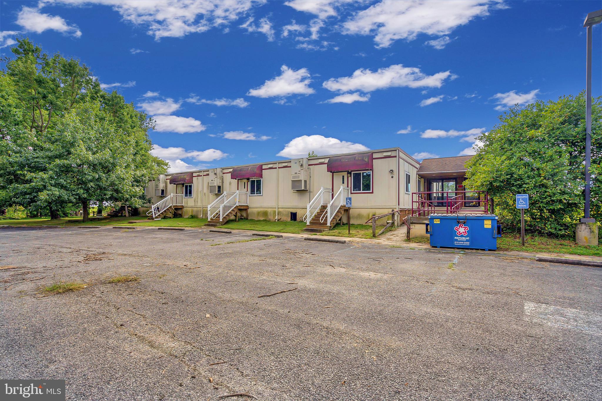 This 2.1 acre commercial property has so much potential. Previous day care facility that is in need of a major rehab.  The property is being sold with the adjacent 1.3 acre lot located at 121 old baltimore pike Nottingham pa 19362.(Tax id 68-02-0065) The septic system for this property is located on the adjacent lot.  There is a mobile classroom or day care building consisting of 8 modular units that are included with the sale of the two properties.  The modular units can be taken apart and towed away.  The frames and wheels are all intact. All combined the units measure 112' long and 60' wide and total 6,720 sq. ft. consisting of 8 large modular units that are 14' x 60' each. Installed in 2005 the building was abandoned and vandalized by teenagers. The interior damage due to vandalism is extensive, The sellers have spent alot of time and money cleaning it up and replacing broken windows.  The building is built ADA compliant and has 7 large wheelchair accessible powder rooms. There is also a 4 room office/reception area and an 8' wide corridor the whole 112' length of the building. along with seven large classroom approx. 28' x 26' each with an inside and outside entrance. Each classroom has a kitchen sink area, fire rated doors and existing fire, smoke and CO detectors . Sold in 'as-is' condition. Cash Only