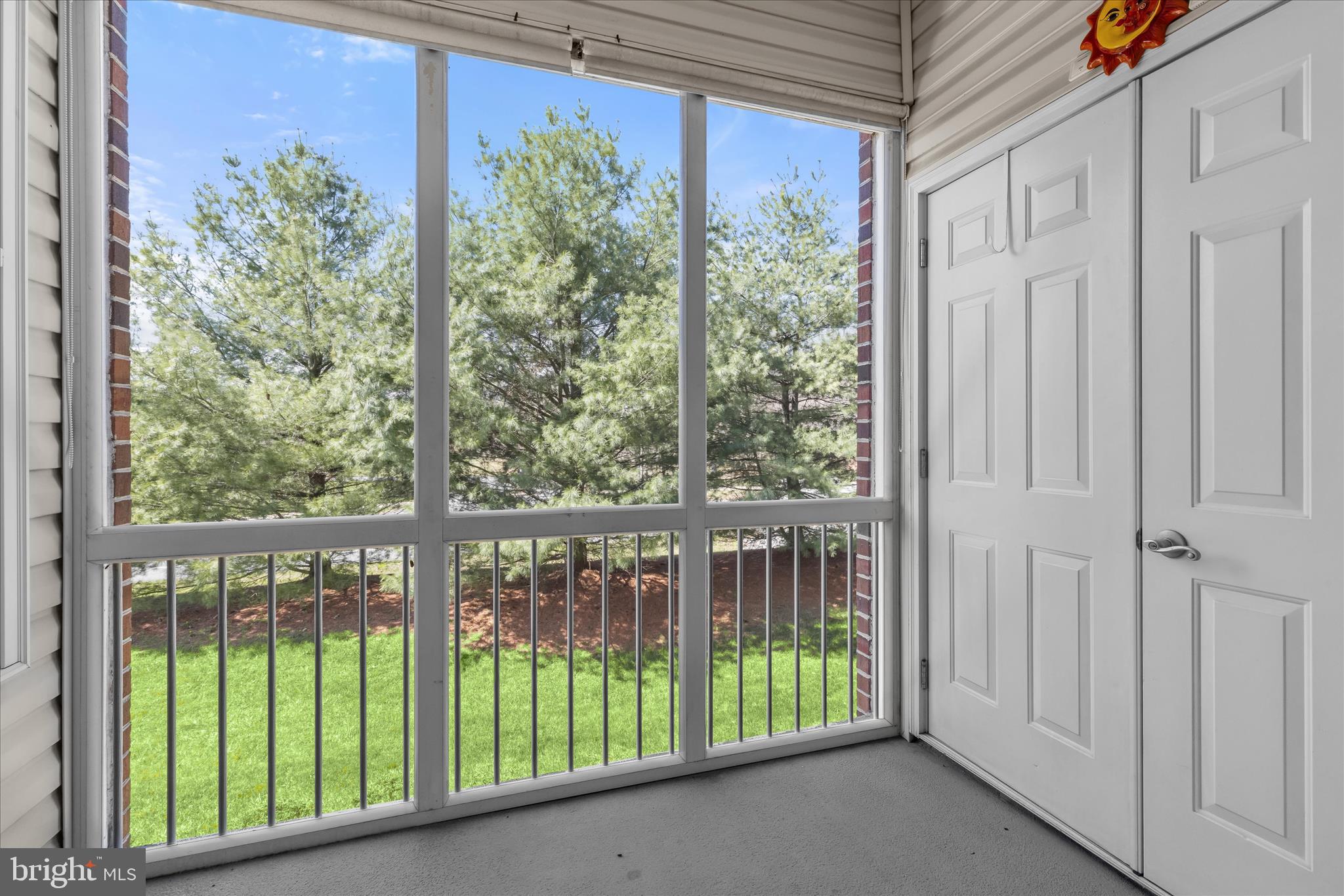 Welcome to easy living in this well-maintained 55+ community. This 2-bedroom, 2-bath condo with secured entry offers a spacious, light-filled layout designed for comfort and convenience. The hardwood foyer opens to a generous living and dining area accented by chair railing, crown molding, plush carpeting and a soft neutral color palette. Step outside to the private balcony, where mature trees create a colorful backdrop and a relaxing place to enjoy nature.
Back inside, the spacious eat-in kitchen features rich hardwood flooring, coordinating appliances, a center island, and a cozy breakfast nook. Just beyond the breakfast nook is a bright and versatile bonus room that can easily serve as a home office, sitting area, or additional dining space. Down the hall, the primary bedroom suite offers soft carpeting, a walk-in closet, and a private en suite bath. For added privacy, the second bedroom and second full bath are located on the opposite side of the unit. A separate laundry room includes a full-size washer and dryer.
This 1,310 square foot condo also stands out for its recent updates, including a newer HVAC system (2021), dishwasher (2022), paint and carpet (2023), new gas range (2025), and recently cleaned dryer vent. Gas heat adds to the home's overall comfort and efficiency. Conveniently located across from the Abingdon Library and close to shopping, dining, and I-95, this home offers a practical and comfortable lifestyle in a convenient setting.
Notes: Select interior photos have been virtually staged.