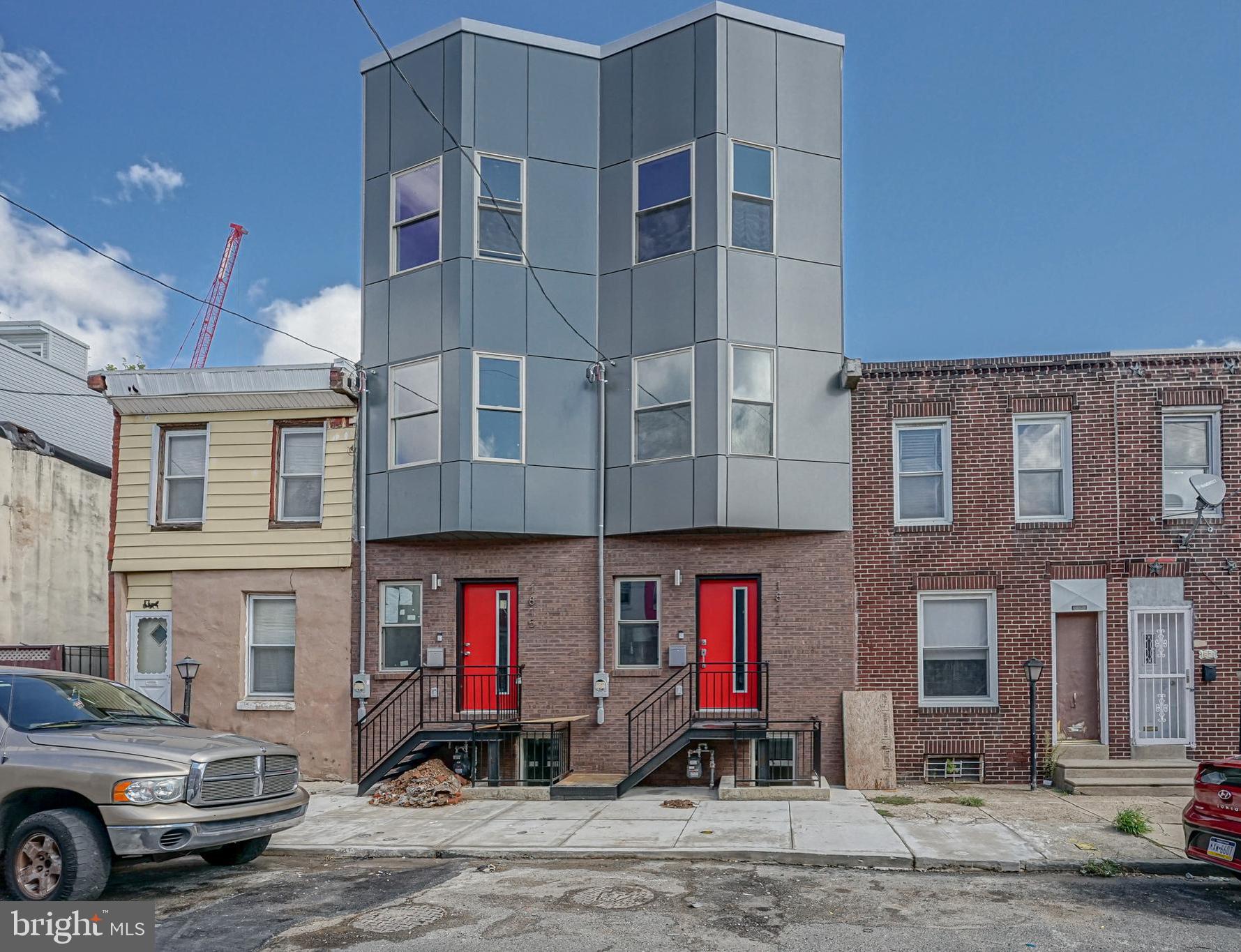 Welcome to 1815 E Albert Street! Gorgeous New Construction in booming East Kensington! Enter this stunning 3 story home to a welcoming living room with recessed lighting, hardwood floors throughout, and convenient half bath. Luxury gourmet kitchen with stainless steel appliances, tile backsplash, and abundance of natural lighting from sliding doors to the cozy rear yard. Notice the statement staircase with custom metal railings. Second story offers two spacious bedrooms with abundant closet space and stunning ceramic hall bath. Third story with incredible master bedroom and bath - stall showing with sliding glass doors and unique double sink vanity. You'll love the grand walk-in closet with built-in shelving. Head up to the rooftop deck, great for entertaining or relaxing night with wonderful city views! Full finished basement with washer/dryer and closet space. 10 Year Tax Abatement Pending!! Convenient location near public transportation, I95, and Temple University Hospital. Check out great nearby eateries like Hello Donuts + Coffee, Philadelphia Brewing Company, and Franny Lou's Porch. Be sure to check out the Matterport Tour of this fabulous home!