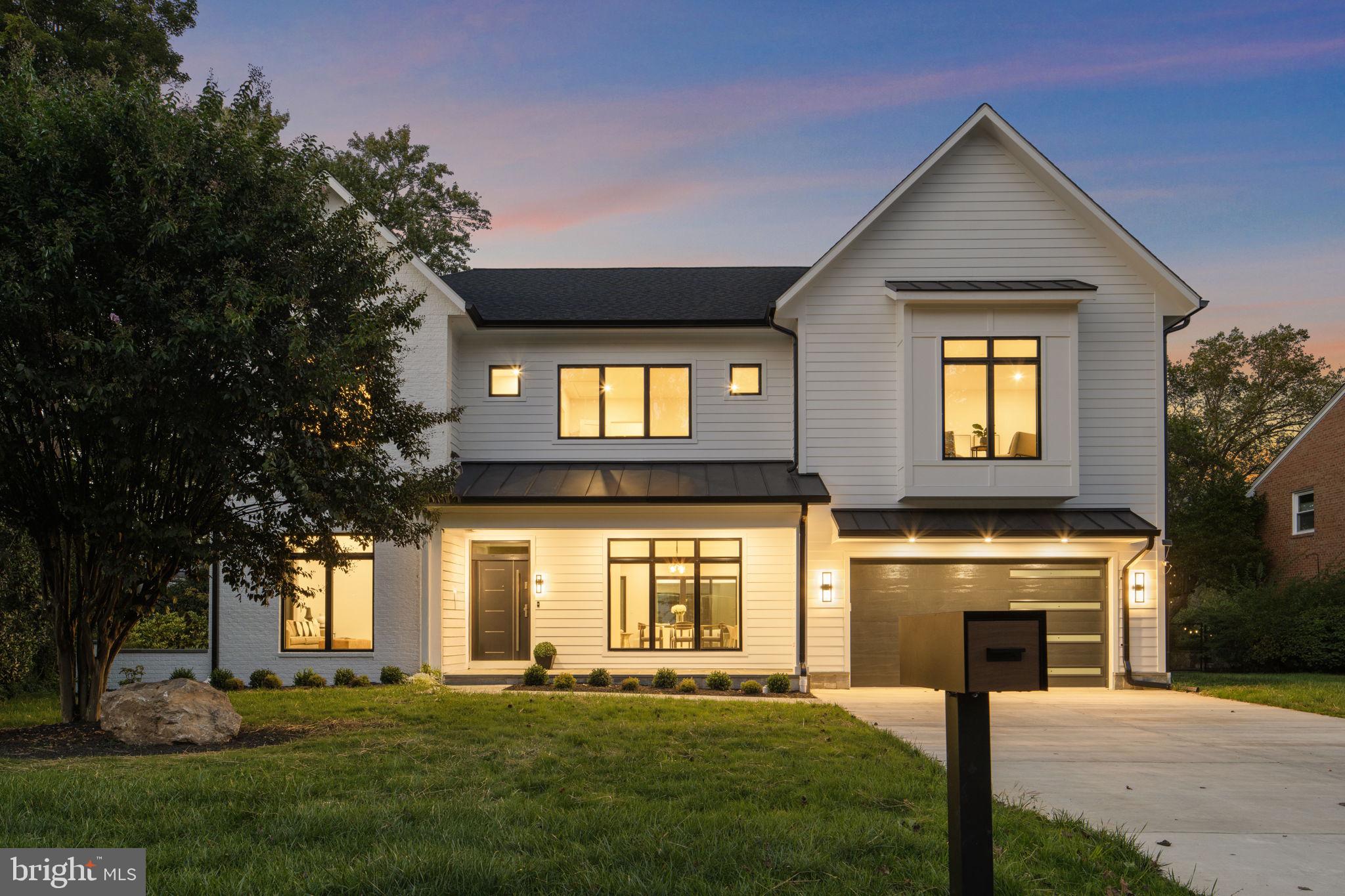 Discover refined living in this exceptional new construction home in the coveted Woodhaven subdivision of Bethesda—just moments from Downtown Bethesda’s vibrant restaurants, boutiques, and conveniences.
This thoughtfully designed luxury residence features 5 bedrooms, 5 full bathrooms, and 2 half baths, along with a 2-car garage, blending timeless elegance with modern functionality.
The main level offers an ideal layout for both everyday living and entertaining, including a private study/home office, a spacious family room, and a beautifully appointed chef’s kitchen with custom cabinetry and premium finishes.
Upstairs, the home continues to impress with generously sized bedrooms and a versatile upper-level sitting area, perfect for relaxing or creating an additional lounge or workspace. The spa-inspired owner’s suite serves as a tranquil retreat, complete with a luxurious bath and expansive walk-in closets.
The fully finished lower level is designed for entertaining and lifestyle flexibility, featuring a stylish wet bar, open recreation space, and a dedicated fitness area.
Ideally located in a top-rated school district and close to major commuter routes, this home offers the perfect combination of luxury, convenience, and location in the heart of Bethesda, MD. Exterior security cameras are present. By visiting the home, you acknowledge and consent to recording.