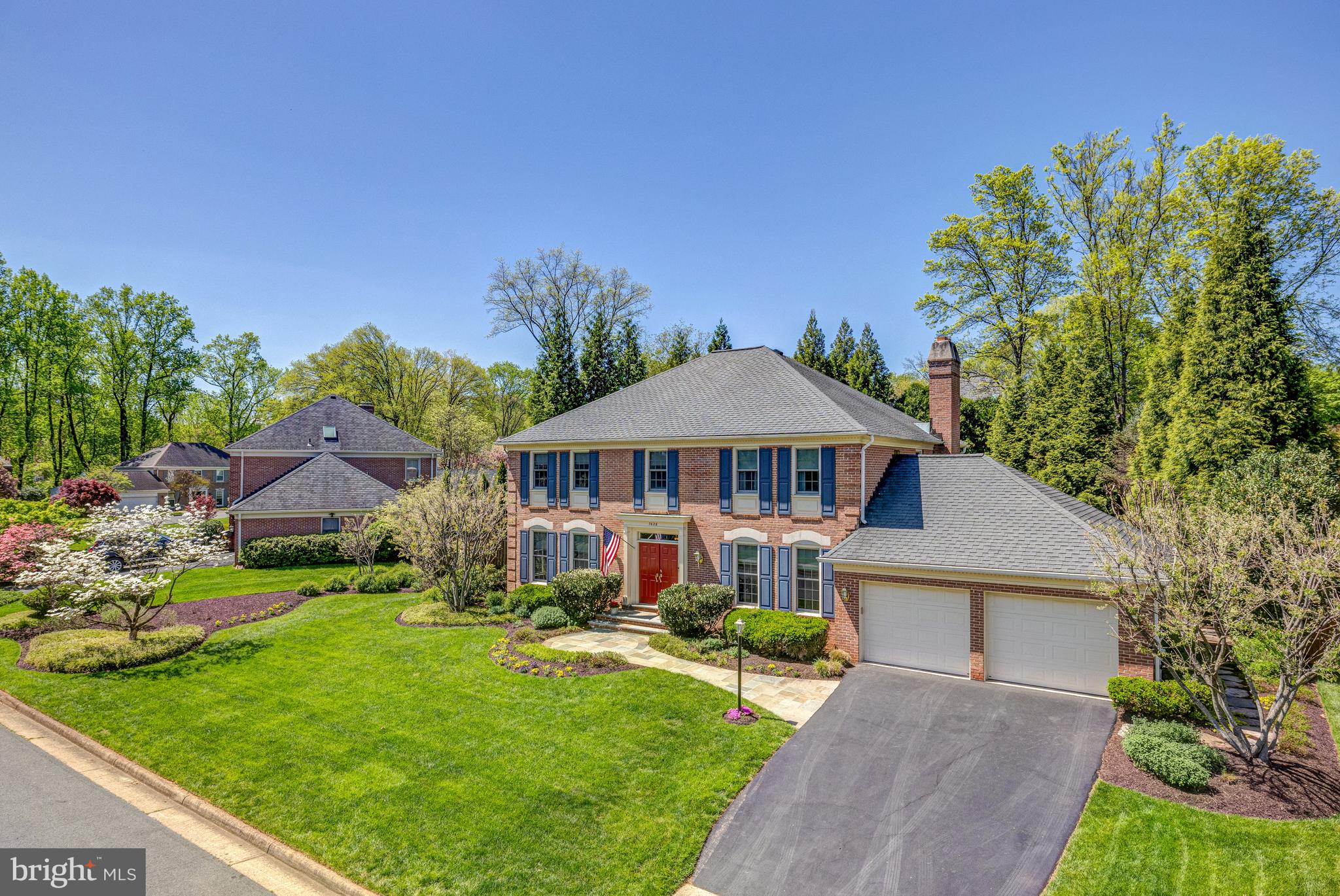 An absolute gem, built by Gruver Cooley, on a beautifully manicured ¼ acre lot, in desirable Timberly South. This 4 bedroom, 4.5 bath brick colonial with nearly 4,800 sq ft of living space, has been lovingly maintained by the original owners. Your opportunity to live on one of the most beautiful cul-de-sac streets in this sought-after neighborhood with multiple annual community events, which feeds to the Langley High School pyramid. The traditional floor plan begins on the main level with a two-story foyer, a main level office, large living room and dining room connecting to the well-proportioned kitchen, highlighted by the breakfast nook, with stunning views of the professionally landscaped back. The cozy family room has a gas fireplace and wet bar, as well as direct access to the fabulous screened-in porch, surrounded by mature landscaping and trees, offering a private getaway to enjoy the breeze and the views without concern for the weather elements or bugs! Completing the main level is a powder room as well as a laundry room off the 2-car garage (with EV charger!).

The upper level has 3 generously-sized secondary bedrooms, a jack-n-jill bathroom and a bath connected to both a bedroom and the hall, in addition to the spacious owner's suite with two-walk-in closets and another large dressing room with cedar closet. The large primary bathroom has a walk-in shower and separate soaking tub. The lower level has a large wrap-around rec room with built-ins and a mini-wet bar with under counter refrigerator, sink and microwave, providing convenience and ample space for family game night, exercise equipment, or spreading out to watch the big game or stream the latest hit series. A flex room, connected to a full bath, is ideal for a home gym, additional home office, or guest room. There are large closets for storage as well as a workshop/storeroom. Just minutes to major commuter routes (I-495, I-66, Dulles Toll Road), the Silver Line Metro, Capital One Center with new Wegmans, and Hamlet Swim Club; 10 minutes to Tysons Corner Center, Galleria mall, Great Falls park, and Wolf Trap performing arts center; and 20 minutes to Reagan National, Dulles Airport, and Washington, DC.