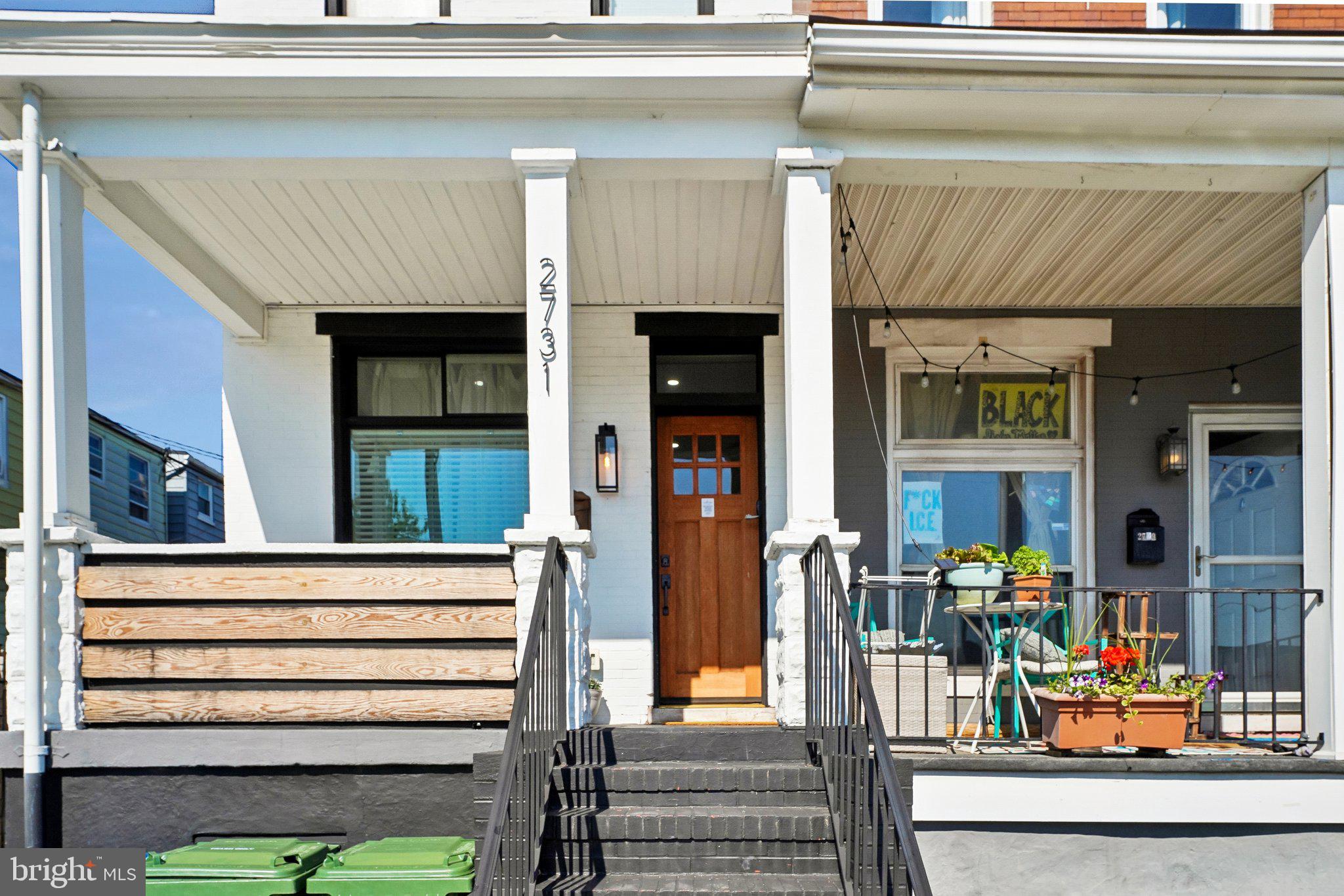 Rare end-of-group townhome with 3.5 baths and exceptional outdoor living in the heart of Remington. Filled with natural light from multiple exposures, this fully renovated 3-bedroom home blends historic character with modern convenience. The main level features hardwood floors, exposed brick, a fireplace, and an updated kitchen with granite countertops, stainless steel appliances, and a center island.

The finished lower level provides flexible living space for a home office, media room, guest area, or recreation room. With 3.5 bathrooms and multiple living areas, the home offers a level of functionality rarely found in comparable city properties.

Step outside to a private patio designed for relaxing and entertaining, with potential for future off-street parking. Located just minutes from Johns Hopkins, R. House, Hampden, and neighborhood favorites, this move-in-ready home offers the perfect combination of character, space, and location in one of Baltimore's most sought-after communities.