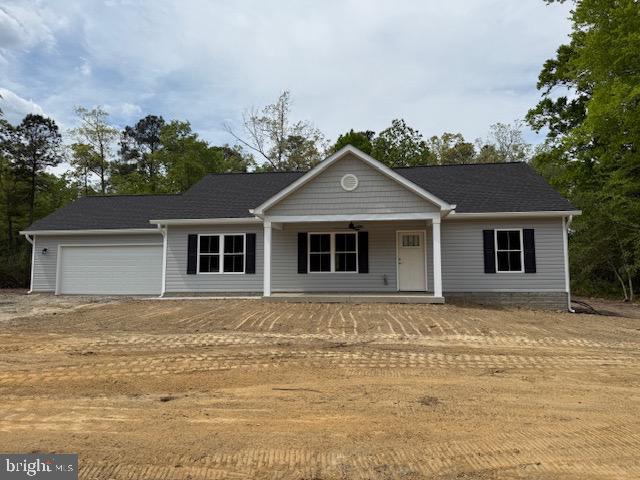 New Home Community in Oak Grove area of Colonial Beach. Heritage Landing is a Community of 20 one acre building lots Centrally Located in the area of Oak Grove between the Rappahannock and Potomac Rivers. Short drive to water sports and beach activities at Colonial Beach, boat Landing and water activities at Leedstown on the Rappahannock River. Easy commute to Dahlgren, County seat at Montross, Fort AP Hill, and Fredericksburg areas.
Each home on one-acre homesite includes a front entry oversized 2 car garage for cars, boats, and beach gear, a front porch and back patio for family fun and entertaining.
Features include Spacious Kitchen w Stainless Appliances, Kitchen Island, Hard surface counters, LVP Flooring, 2 full baths include hard surface vanity tops, tub-shower in hall bath, walk-in shower in primary bath. The Leo is a split Bedroom Plan with Primary Bedroom on one side and 2 secondary bedrooms on the other side. Enter Living Room of the home from the Covered concrete Front Porch. Now under construction with completion dates beginning in Late April Early Spring. Heritage Landing, a wonderful place to call Home!