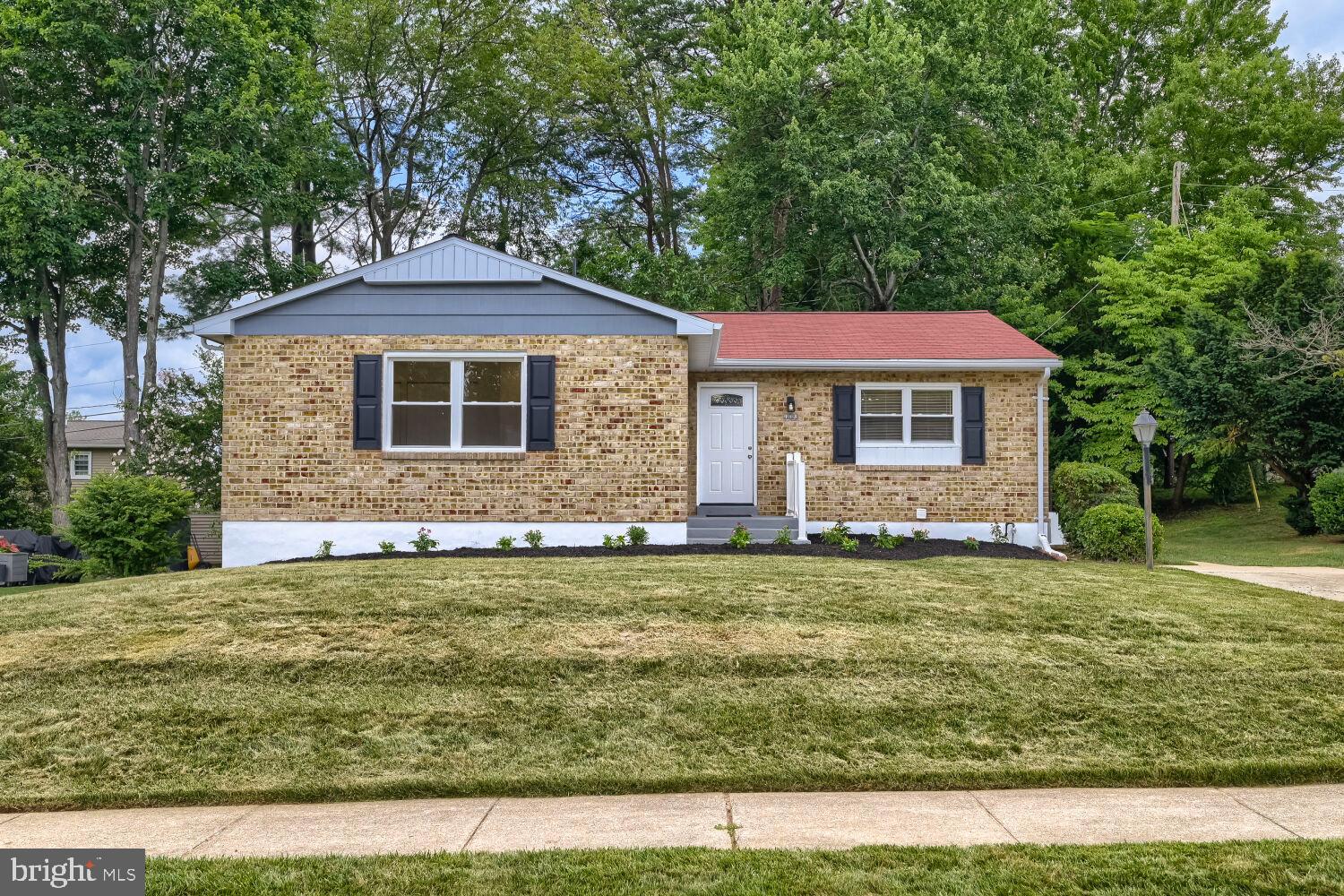 L-shaped rancher in a heart on Reisterstown. New kitchen with 42" cabinets, quartz counter, and SS appliances. Fully renovated bathrooms. Three nice size bedrooms on Main level. Large fourth bedroom in Lower level with third bathroom. Huge family room. Hardwood floor entire main level. New windows and doors, new hot water heater, new washer and gas dryer, gas furnace, and AC 2017. New deck. House located on quit street close to all Reisterstown amenities and I795.