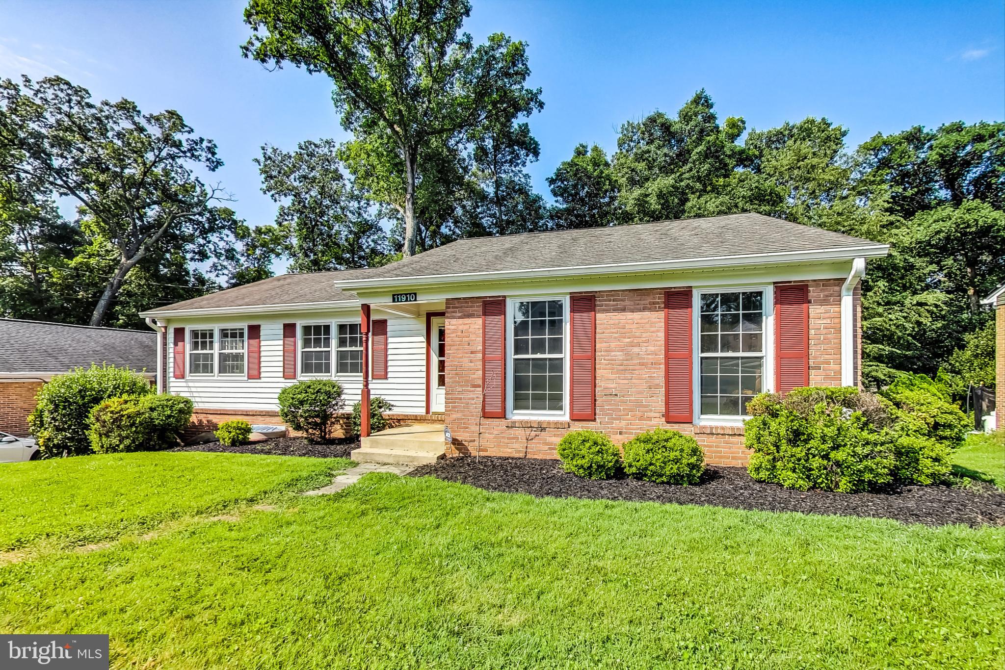 Welcome to this charming rancher in a prime location, just moments away from I-270, I-495, shopping, and dining. Situated on a private lot, this home offers both tranquility and convenience. Step inside to discover hardwood floors adorning the main level. With meticulous attention to detail and care over the years, this home is move-in ready, featuring fresh paint and recessed lighting. The main level hosts 3 bedrooms and 2 full baths. Natural light fills the fully finished walk-out basement, creating a bright and airy atmosphere. Plantation shutters add a touch of sophistication to the windows, allowing you to control the light and privacy effortlessly. The basement showcases a wood-burning fireplace, a 4th bedroom, and a 3rd full bath, offering versatility and flexibility to accommodate guests, create a home office, or cater to your specific needs. You'll find ample storage between the unfinished part of the basement and the shed in the backyard. This home boasts a perfect blend of comfort, style, and practicality, making it a true gem in the heart of a sought-after location. Don't miss the opportunity to call this your dream home!