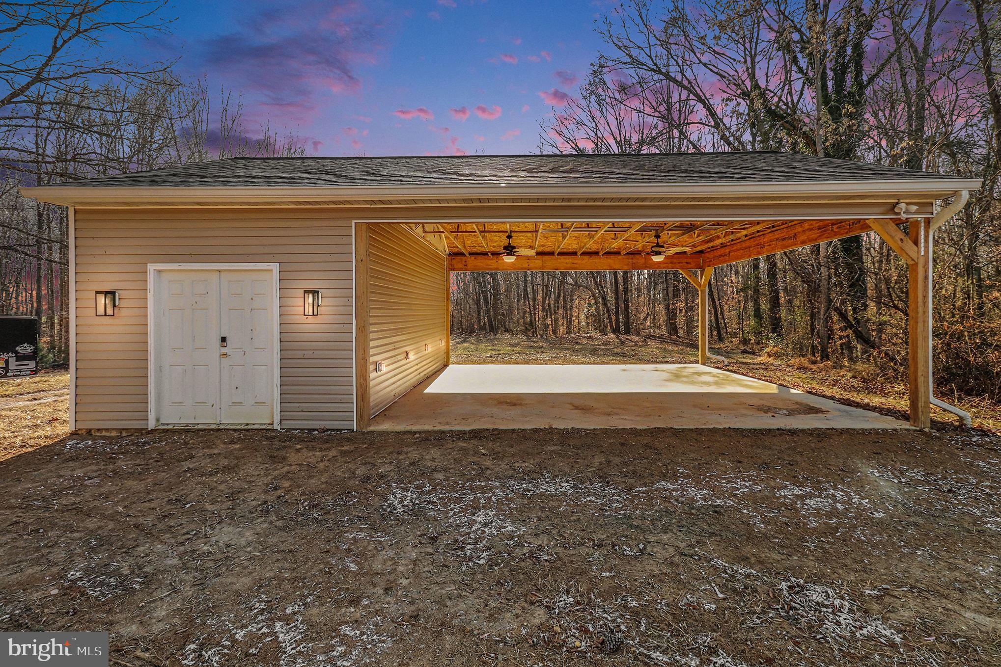 LOCATION, LOCATION, LOCATION!!! The seller has purchased gravel surrounding the shed as promised. This exceptional 6.4-acre parcel offers the perfect balance of build-ready convenience and natural beauty. The primary homesite features a flat, open, and picturesque area—ideal for constructing your dream home with ease and flexibility. Already on the property is a well-built shed/carport equipped with electricity, a dehumidifier, and exterior lighting, providing immediate utility for storage, equipment, or future expansion.

Beyond the homesite, the land gently transitions into a scenic natural setting, complete with a peaceful creek and a wooded hillside. This thoughtful blend preserves privacy and creates a natural habitat where wildlife, including deer, can still roam freely and gather at the water’s edge. Whether you envision a private retreat, a custom estate, or a homestead with room to breathe, this property offers the rare opportunity to enjoy both usable land and untouched natural charm—all in one beautiful setting.
CLOSE TO DOWNTOWN FREDERICKSBURG (10 mi), ALSO CLOSE TO DAHLGREN (18 MI)