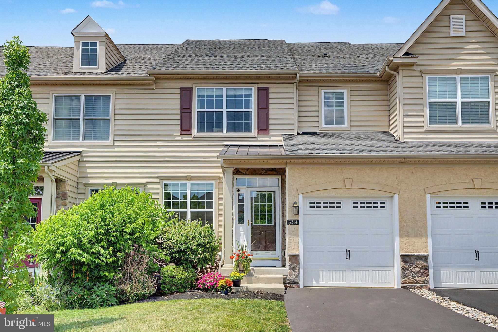 Coming Soon in The Heritage Center: 3214 Brookside Drive offers the space, setting, and flexibility buyers have been hoping to find in Furlong. Beautifully positioned with preserved open space and mature trees behind the home, this 3-bedroom, 3.5-bath townhome enjoys a peaceful wooded backdrop, sunset views, and outdoor living from both a deck and patio.

Inside, the home is designed for everyday ease with 3,108 square feet of living space, an open main level, and a finished walkout lower level that adds meaningful versatility. The lower level is a true extension of the home, featuring additional office space, a full bathroom, projector-ready wiring, and built-in surround sound speakers. Whether used for work, movie nights, game days, guests, or quiet overflow space, it creates a level of function that is especially valuable in townhome living.

Upstairs, the second level includes three bedrooms, including a primary suite with dual walk-in closets and an ensuite bath. Two additional bedrooms share a full hall bath, and second-floor laundry adds everyday convenience right where it is needed most.

The home also includes a 1-car garage, driveway parking, additional nearby street parking, and EV-ready electrical infrastructure in the garage. Built in 2013 by the original owners, 3214 Brookside is one of the newer homes in the development and has been well maintained throughout, combining low-maintenance living with thoughtful upgrades and a more private-feeling rear setting.

Residents of The Heritage Center enjoy access to community amenities including a clubhouse, fitness center, outdoor pool, and tennis court. Just a quick drive from Doylestown Borough shopping, dining, and train access, this home offers a clean balance of convenience, comfort, and everyday livability.

Professional photos, floor plans, and full details coming soon.