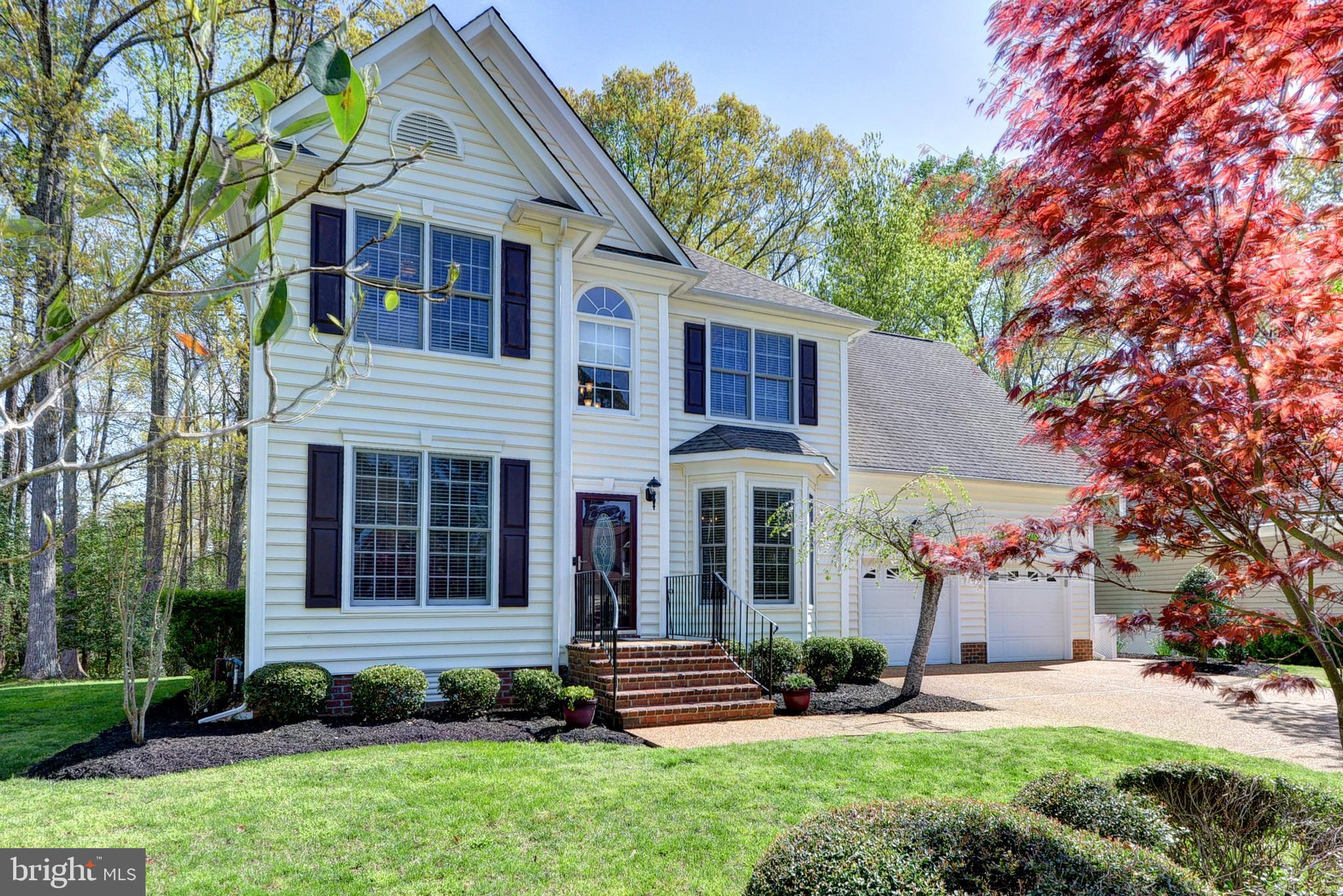 Explore this charming, well maintained home, just 36 minutes from Richmond International Airport with easy I-64 access: perfect for commuters to Hampton Roads or military bases! Nestled on a landscaped, level lot with peaceful wooded views, this spacious residence offers an open layout with first floor office and formal dining room tailored for modern living. The bright kitchen, with ample cabinetry, flows into a cozy living room with gas fireplace. The primary suite is a haven with generous closet space and a private bath, while four additional bedrooms adapt to guests, or more office space. Step onto the large deck to enjoy the expansive lot, ideal for relaxation or entertaining. An expanded 2-car garage enhances convenience. In the sought after Stonehouse community, enjoy a clubhouse, swimming pool, tennis courts, sports field, community garden plots, walking trails, and a boat dock on Mill Pond for kayaking. A public golf course weaves through the neighborhood. Minutes from Williamsburg’s historic area, shops, and dining this serene retreat offers the best of both worlds. Schedule a tour—this Toano treasure won’t last long! Property is subject to a ratified contract with a Home Sale Contingency with a kick out clause.  Owner wishes to continue to show the Property and may consider other offers.