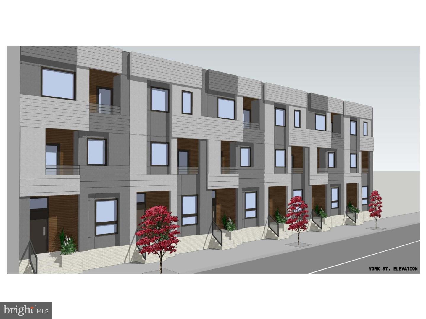 ALL SOLD OUT, check out sister community BOSTON SQUARE-1922-28 E Boston!!! Now Offering Phase 2 of ELEVEN New Construction Luxury TownHomes in BOOMING East Kensington /FISHTOWN... The Residence at YORK presented by RiverWards Group! Conveniently located to York-Dauphin El station, Pizza Brain, Philadelphia Brewing Co, Little Babys Ice Cream, Lost Bar, and many more Fabulous Restaurants. Minutes to Public Transportation, 95, Northern Liberties, Piazza & so much more, this is quite the HOT SPOT. The Residence at York offers 11 New Homes with PARKING, 2000 square feet of living space, 3 bedrooms 2.5 Bathrooms, Spacious Master Suite, 3rd Floor Terrace, Balconies, Roof Deck with Amazing City Views, & 10 YEAR TAX ABATEMENT has been applied for. Homes will feature Hardwood Floors, Gourmet Kitchen with Granite Counter tops & Stainless Steel Appliances, Recess Lighting through out, & Ceiling Fans. Upgrade to a FINISHED BASEMENT to add a total of 2500 sqft!!! SECOND PHASE now Released, with 4 homes left along YORK Street, 1 already under contract. Schedule your appointment TODAY, these homes won't last! Visit ResidenceAtYORK .info for brochure on this community.  ONLY 1 HOME Left!!!