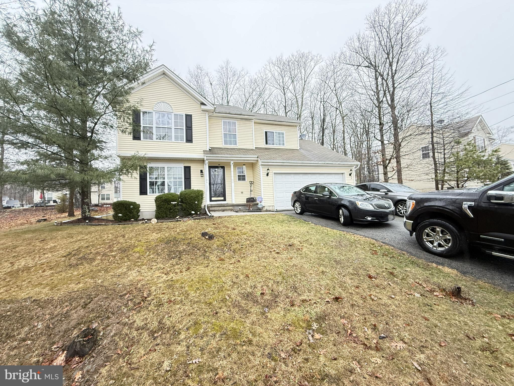 Welcome to this beautifully updated 4-bedroom, 2.5-bath Colonial offering comfort, style, and space in one of the area's most sought-after communities! This well-maintained home features a full basement and a bright, open floor plan designed for modern living. The spacious kitchen is highlighted by granite countertops and flows seamlessly into the main living areas, where hardwood floors run throughout the home. The primary suite offers a generous retreat with a private full bathroom and a large walk-in closet, providing both convenience and ample storage. Additional bedrooms offer plenty of space for family, guests, or a home office. Enjoy year-round comfort with central A/C, along with the convenience of a 2-car garage. Outdoor living is just as inviting with a rear deck and stone patio, perfect for relaxing or entertaining. Located in a Gold Star Four Season Community! Enjoy an abundance of incredible amenities, including: - Indoor and outdoor swimming pools & Hot Tubs- Competitive tennis courts - Pickleball Courts, State-of-the-art fitness center - Two skiing trails with their own snow-making capabilities - Beautiful beach area and fishing dock - Enjoy leisurely days with pedal boats and rowboats - Racquetball and basketball courts for fitness and fun - Baseball field and playgrounds for family recreation - Ice skating in the winter months - Full restaurant and bar for your dining pleasure. Schedule your private tour today!