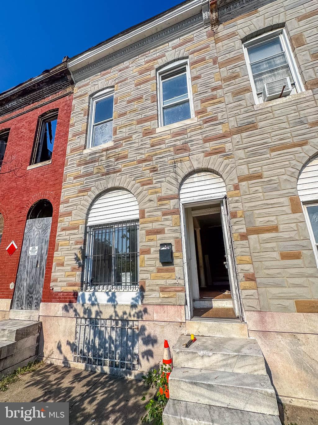RENOVATION OPPORTUNITY!  Great opportunity to renovate and resell or renovate and add to your rental portfolio.  3 bedrooms and 1 full bath with an unfinished basement.  Conveniently close to Johns Hopkins Hospital.  Sold As-Is!  Buyer responsible for clearing any vacant property notice after settlement if one exists.