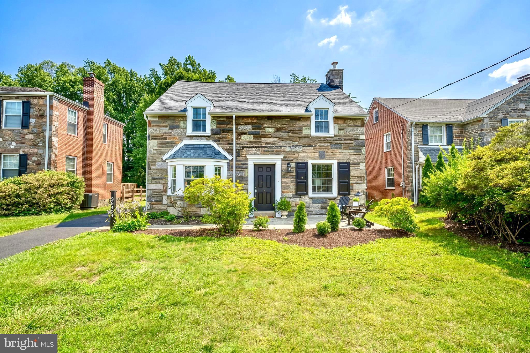 Welcome to 2842 Haverford Road — a fully renovated & expanded stone colonial in the heart of Haverford Township. Thoughtfully redesigned and modernized from top to bottom, this four-bedroom, 2½-bath residence blends timeless Main Line character with the comfort of new construction. A two-story addition delivers a private primary suite and an expansive family room, giving the first floor a much larger & open living space, offering a variety of options to suite any lifestyle.  Every major system has been replaced for true move-in-ready peace of mind: new roof, gas furnace, hot water heater, 200-amp electric with all-new wiring, gas line, plumbing, and dedicated HVAC. The showstopping chef's kitchen features custom cabinetry, black honed granite, a chevron-top farm island, full Bertazzoni appliance suite, and a farmhouse sink. New oak hardwoods run throughout the first floor and addition, with recessed lighting and custom paint. The primary suite features a walk-in closet, beautiful new bathroom with a large stall shower, and its own split system for personal comfort. The second floor has three additional bedrooms — all with gleaming hardwood floors, that share a fully renovated hall bathroom. The newly added family room is expansive, with French doors to the private & sizable backyard and a side door to the new blue stone patio. The basement has been refinished with new drywall and recessed lighting as well as a new washer and dryer. Step outside to a huge, football field–sized backyard with endless room for recreation, entertaining, gardening, a pool, or future expansion. This home is conveniently located just minutes from downtown Bryn Mawr, Ardmore & Suburban Square,  public transportation, top schools, and the city of Philadelphia. Schedule your private showing today!   *Public Records does not reflect the addition of the Primary Suite & Family Room*