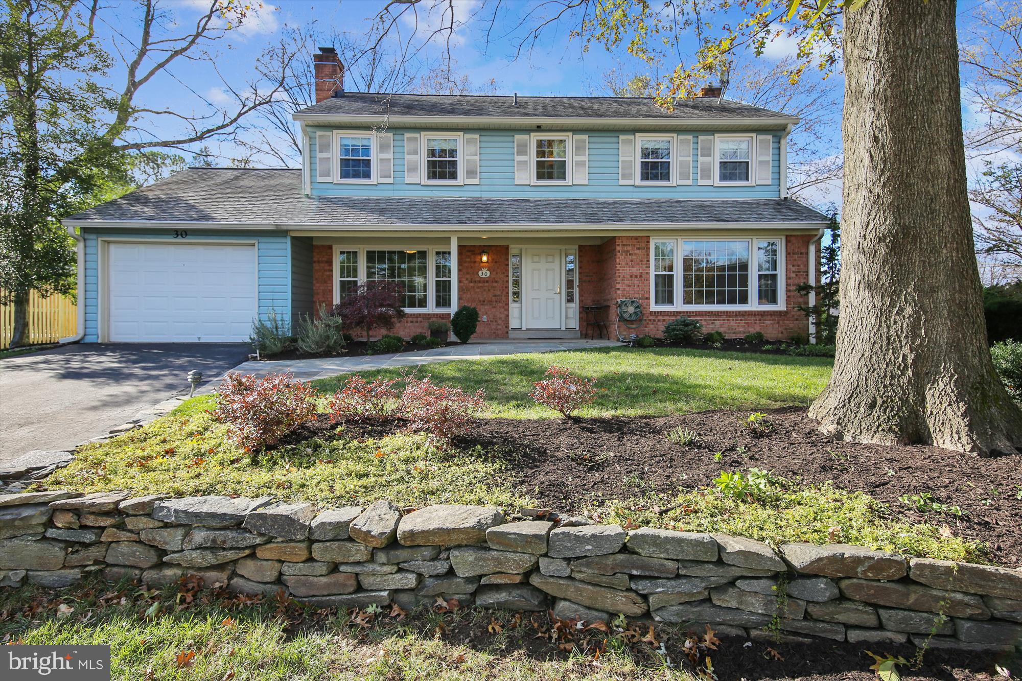 Wonderful home in wonderful neighborhood!  This beautiful home sits on a quiet cul-de-sac and is steps from the elementary school and neighborhood pool! Just blocks away from 2 nice parks, minutes to RT 270 and close to shopping!  Spacious 5 bedrooms on upper level, updated kitchen, new carpet on stairs and hallway, hardwood in bedrooms, Gleaming newly refinished hardwood flooring in foyer, living room and dining room!  The family enjoys a fireplace and newly installed plank flooring! The windows, front door and french doors in the dining room all new in late 2016!  Soffit , facia and window trim all are caped and the gutters are oversized and include gutter guards.  The lot is lushly landscapped and the private back yard is enhanced by a large flagstone patio.... patio .furniture conveys!  Perfect house for you and your family!