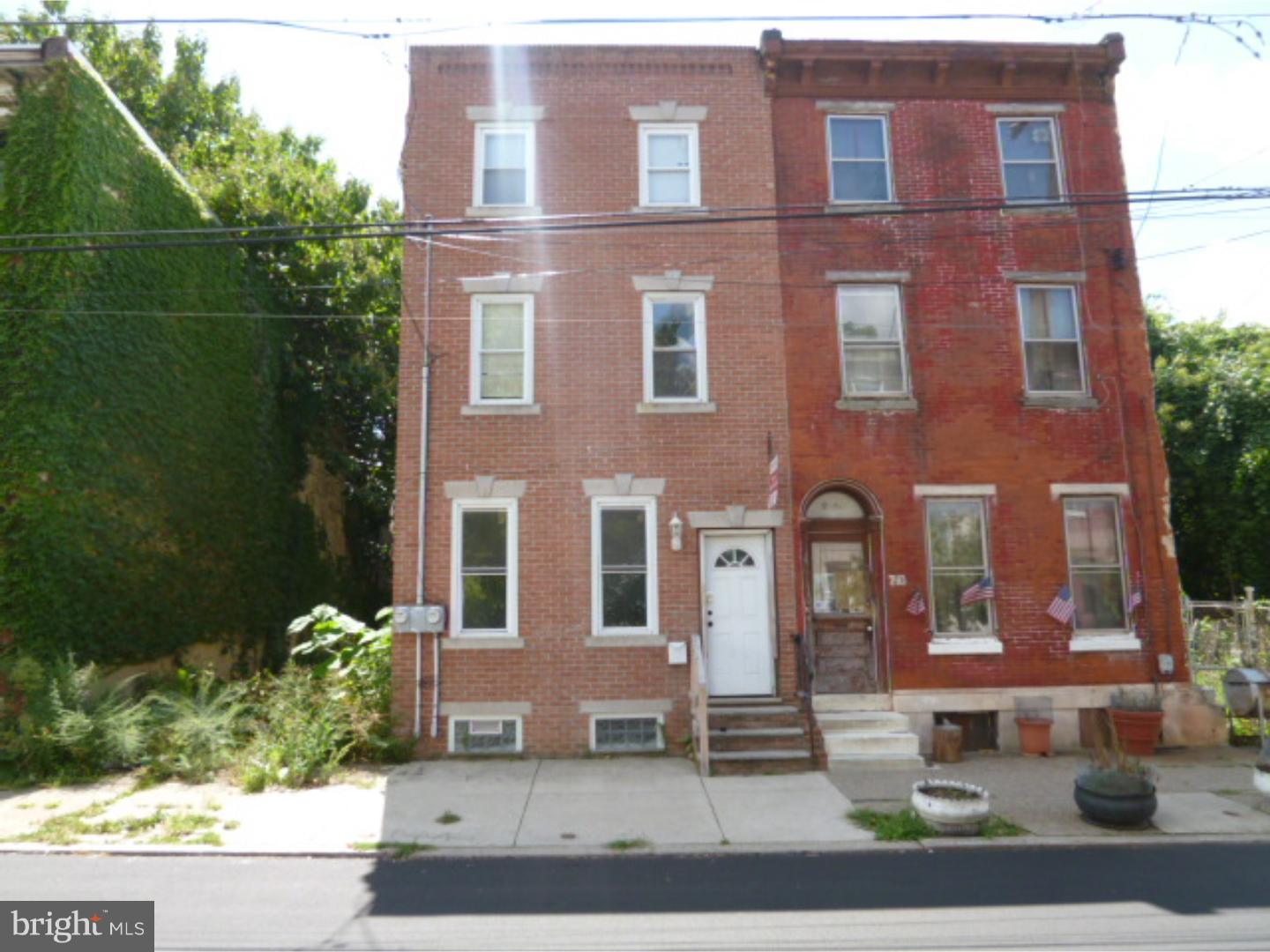 Duplex in Brewerytown was renovated a few years ago and offers a nice layout for a great rental property. First floor is 2 Bedrooms and one bath. second and third floors are 3 bedrooms and one bath with a laundry hook up. tax sale property and buyer may review title insurance. recommend, but not required to use Assurance abstract and title will not be effective until  8/25/2016. $2500 Certified Funds Deposit and Proof Of Funds, AS IS Addendum Will Be Required And BUYER Will Be Responsible For U&O. ALL OFFERS WILL BE PRESENTED.