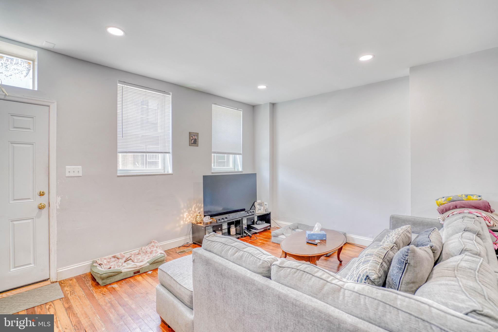 Welcome to 1035 Cantrell Street, a beautifully maintained 3-bedroom, 1.5-bath home nestled in the heart of South Philadelphia. This move-in-ready residence offers the perfect blend of modern updates and classic city charm. Step inside to a spacious open-concept living and dining area featuring gleaming hardwood floors, recessed lighting, and neutral paint tones that create a bright and inviting atmosphere. The updated kitchen is sure to impress with white shaker cabinetry, granite countertops, subway tile backsplash, stainless steel appliances, and ample cabinet space for storage and entertaining. The second floor offers three generously sized bedrooms with hardwood flooring . The full bathroom has been tastefully updated with modern fixtures and a timeless subway tile tub surround. Additional highlights include central air conditioning, updated mechanicals, a convenient first-floor powder room, and a clean basement offering abundant storage space. Situated on a desirable South Philadelphia block, you'll enjoy easy access to neighborhood restaurants, shopping, public transportation, major highways, and all the conveniences that make city living so appealing. Whether you're a first-time homebuyer or looking to add to your investment portfolio, 1035 Cantrell Street presents an outstanding opportunity to own a well-maintained home in one of Philadelphia's most sought-after neighborhoods.