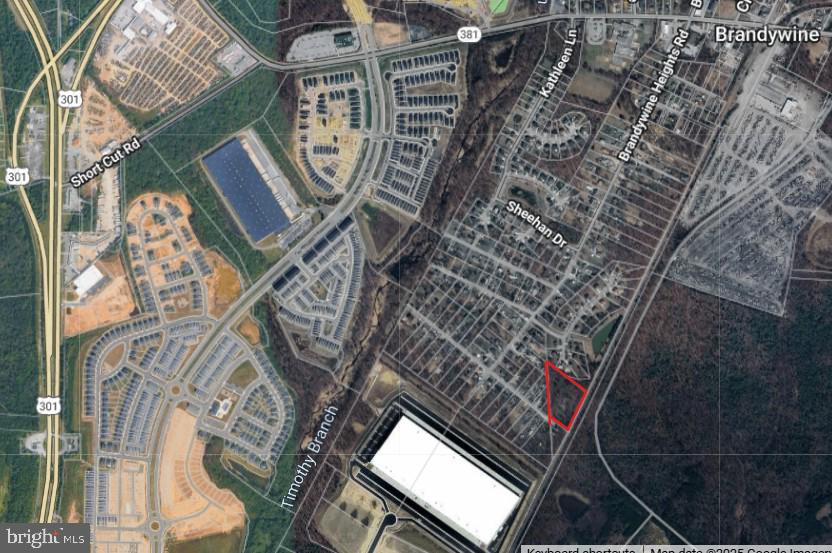 3.6 acres lot in the growing Brandywine area. Accessible sewer/water. Includes Tax IDs: 1170810, 1136795. Right off of 301 (Crain Highway) and close to major residential developments (Ryan Homes - Timothy Branch), Retail (Costco, CarMax, etc), and Washington DC. 
Agent is owner. Sold As-Is.